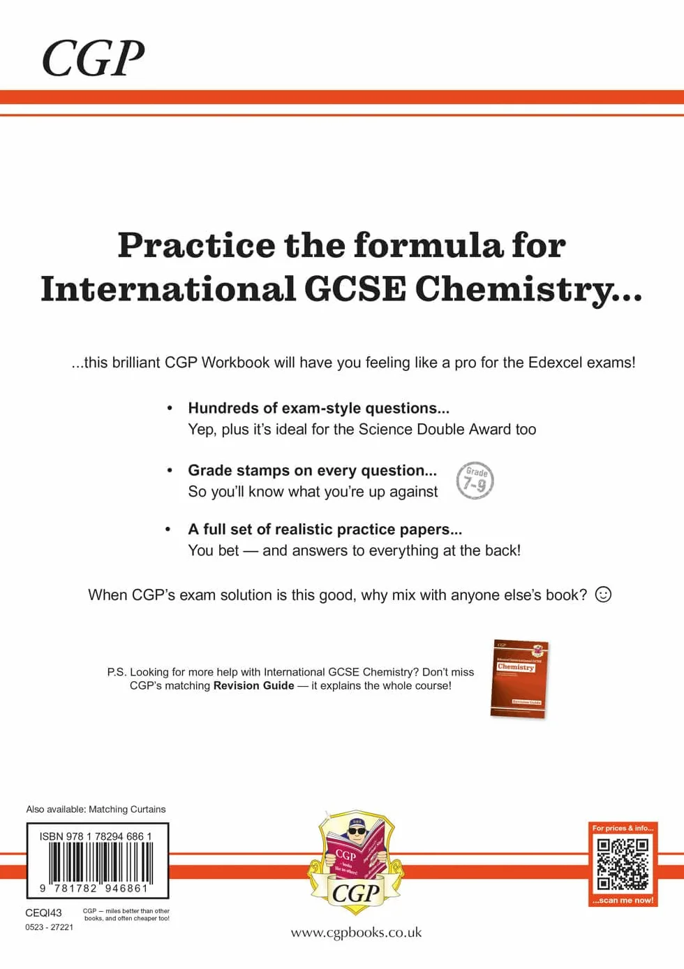 Edexcel International GCSE Chemistry Exam Practice Workbook (with Answers)