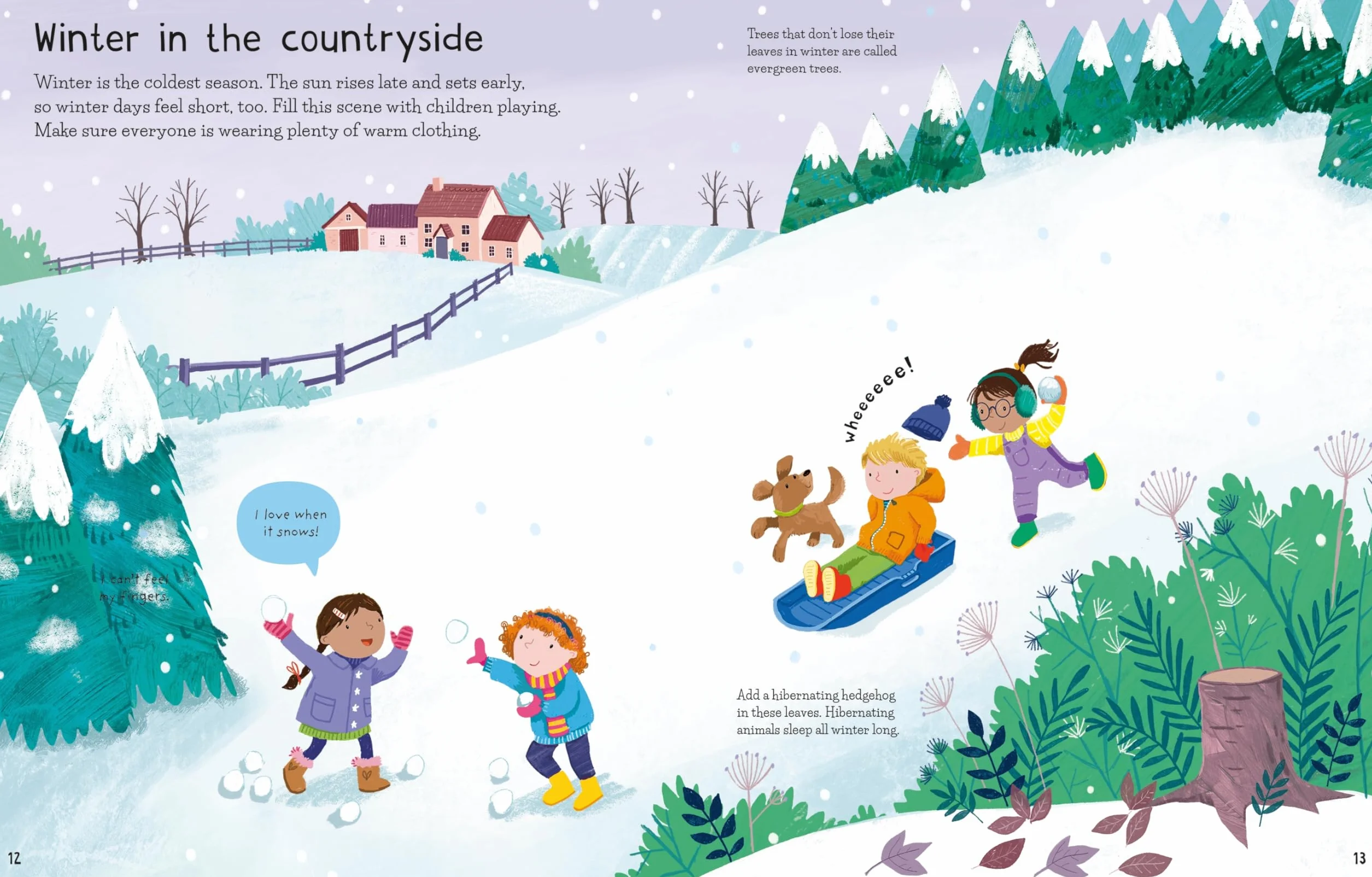 First Sticker Book Weather and Seasons