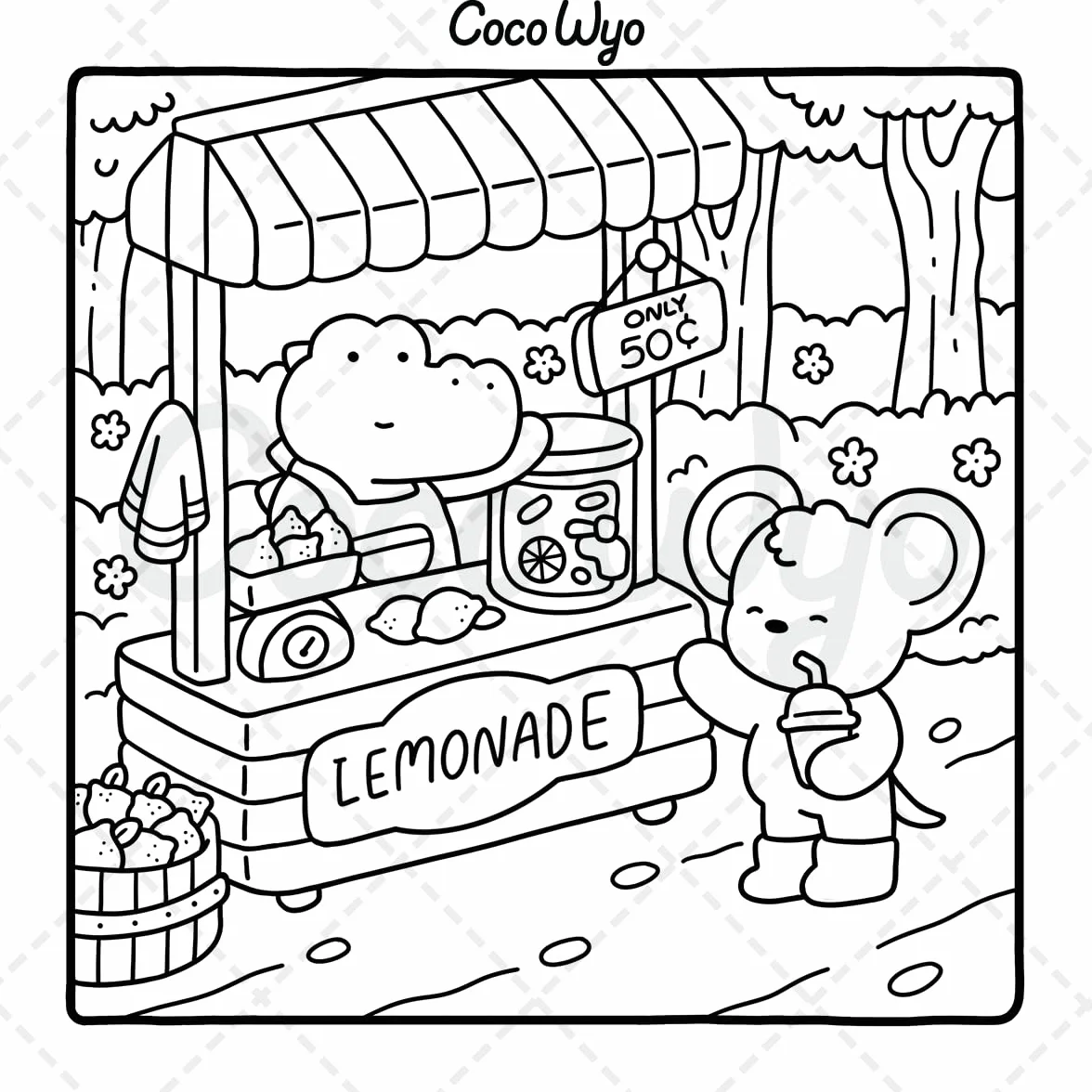 Cozy Friends: Coloring Book for Adults and Teens Featuring Super Cute Animal Characters with Easy and Simple Designs for Relaxation