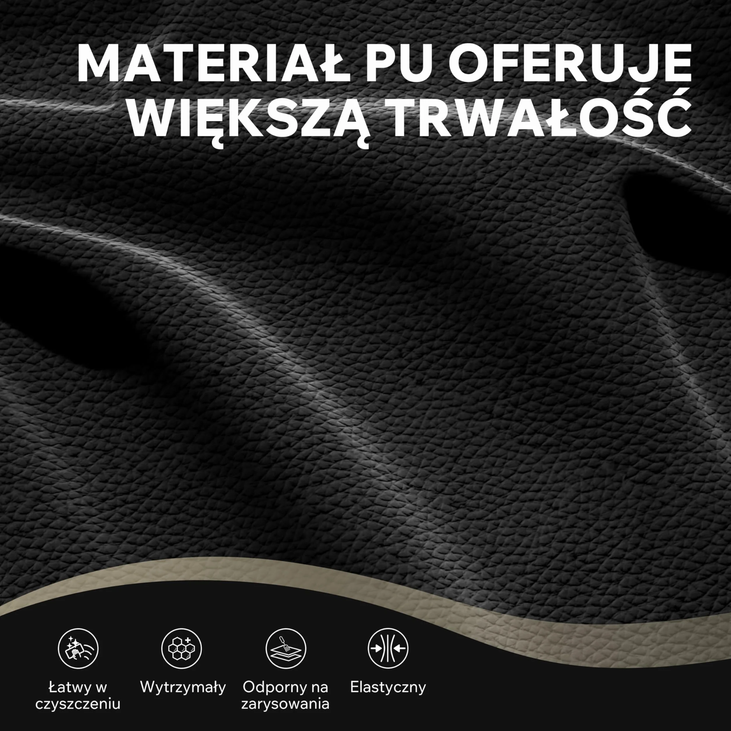 SENSE7 Knight ergonomiczny fotel gamingowy z regulowaną poduszką lędźwiową, skóra PU, do 120 kg, czarno-niebieski