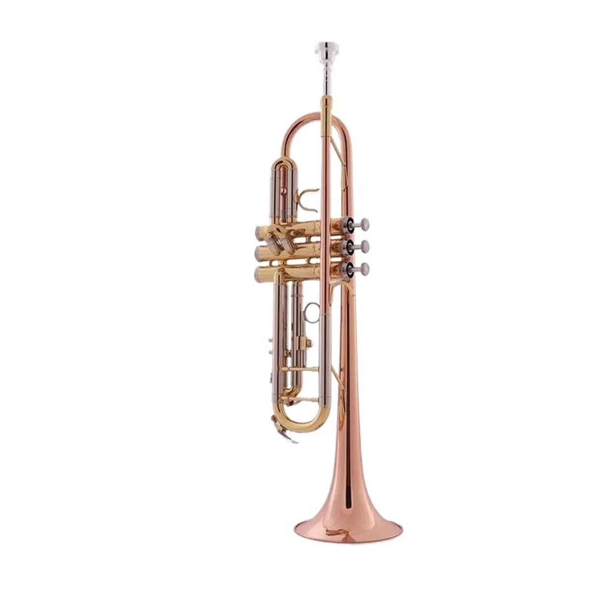 trąbka instrument Trąbka dla początkujących B z płaską rurką z brązu fosforowego i ustnikiem z białej miedzi