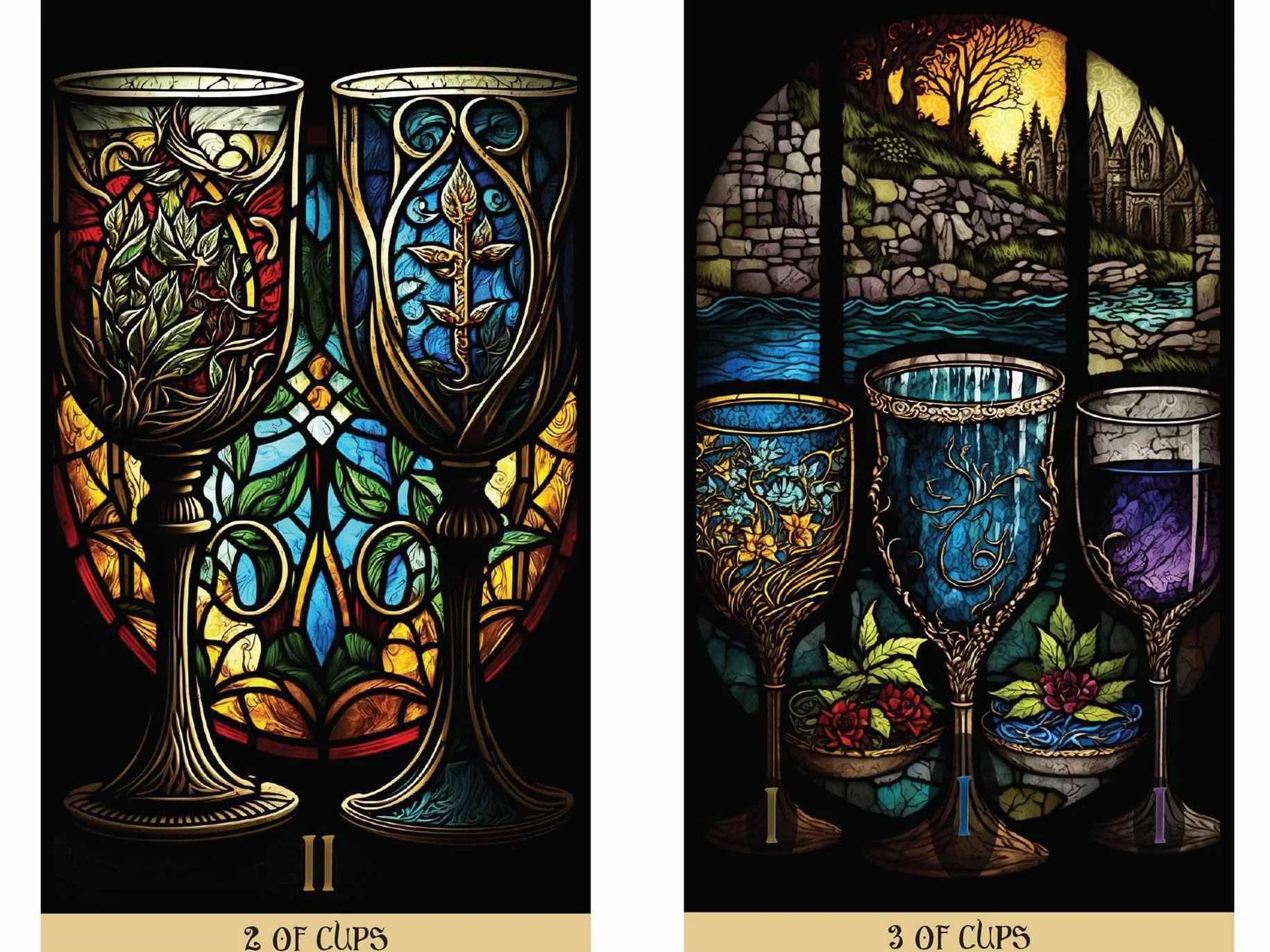 The Stained Glass Tarot: An Illuminated Journey through the Cards
