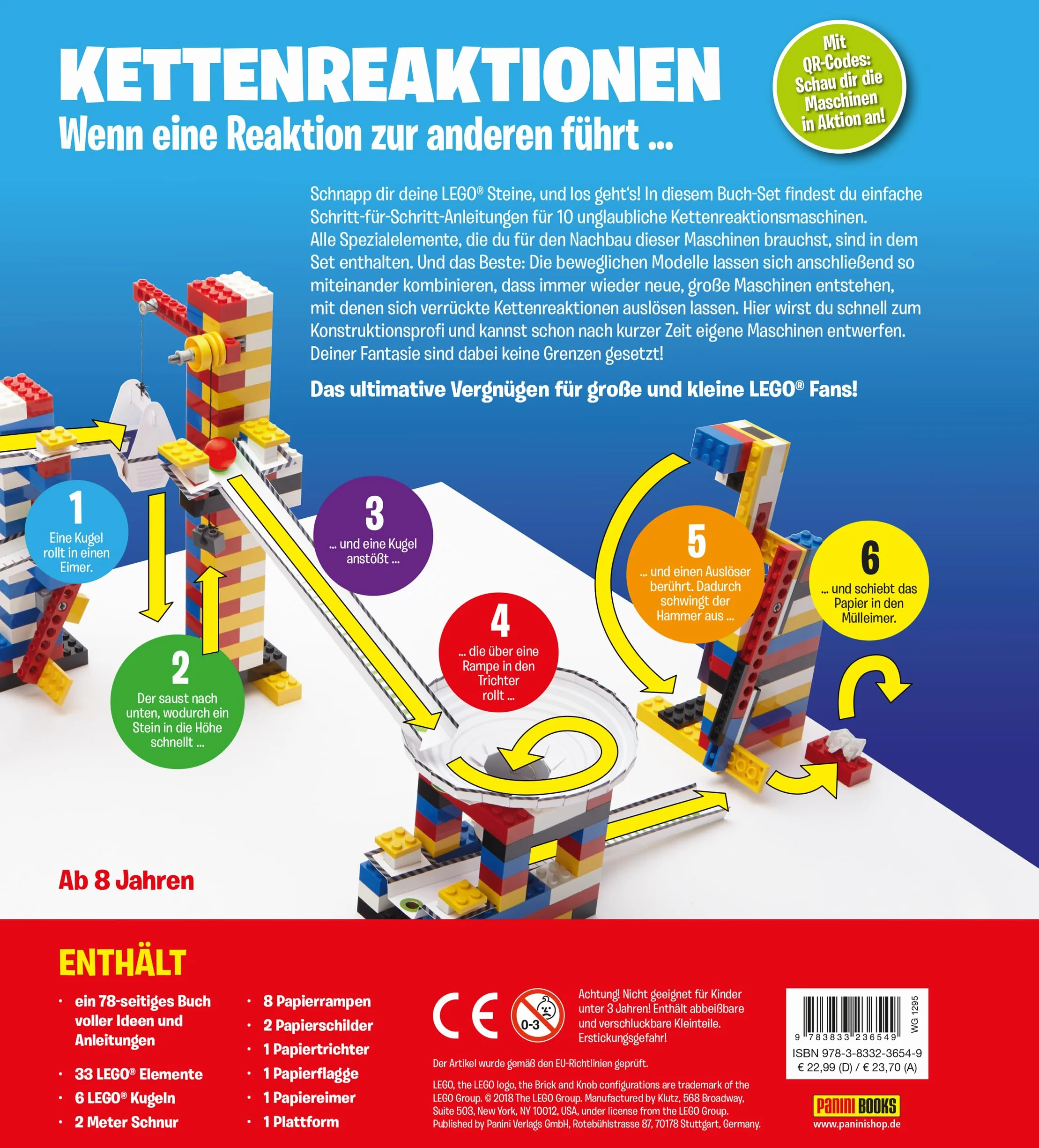 LEGO® Kettenreaktionen: Baue dir 10 bewegliche Maschinen: Neue Tricks für deine Steine - mit über 30 LEGO® Elementen