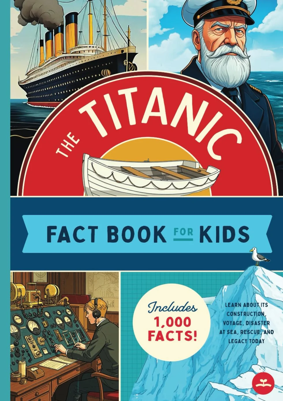 The Titanic Fact Book for Kids: A Book of 1,000 Facts About the Titanic for Kids! Includes Bonus Glossary and Timeline (Titanic Book for Kids Ages 7-10)