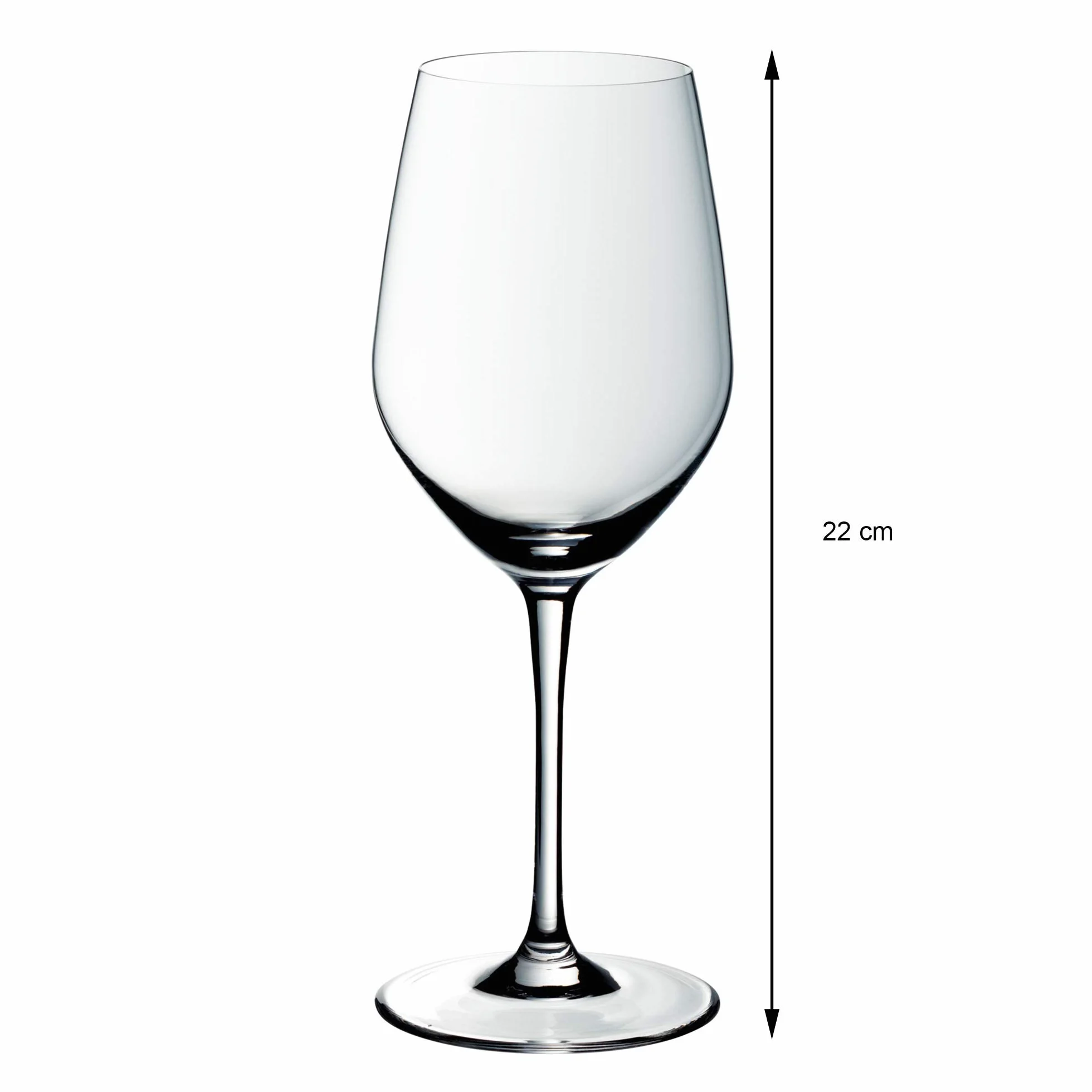 WMF Easy Plus 6-częściowy zestaw kieliszków do czerwonego wina 450 ml szkło kryształowe
