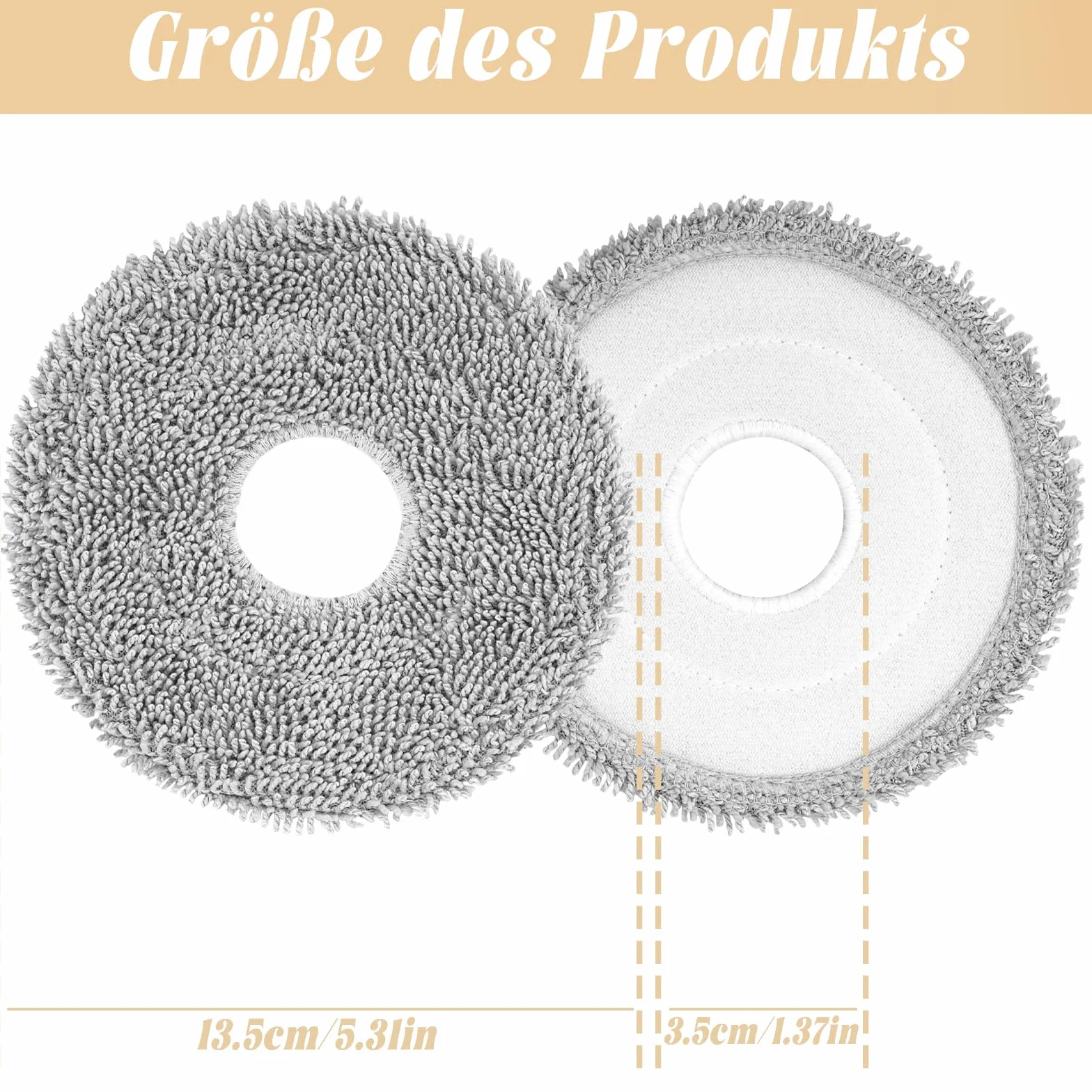12 sztuk ściereczek do Dreame X50 / X40 / L20 Ultra Complete, L50 / L40 / X30 / L10 / L10s Pro Ultra, Xiaomi X20 Pro/Max odkurzacza robota, wielokrotnego użytku i możliwe do prania mikrofibrowe