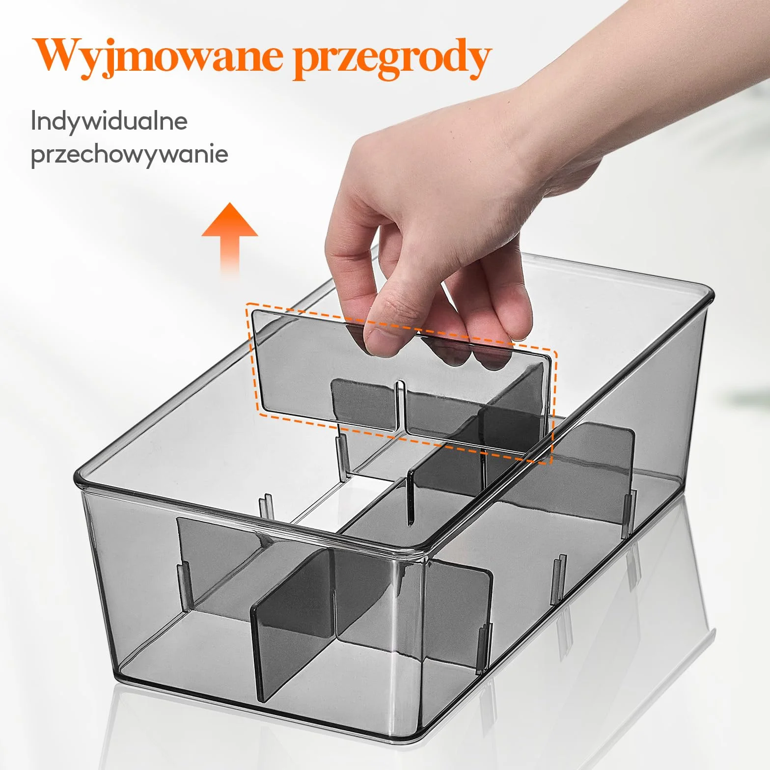 Lifewit 2 Pack Plastikowy Organizer na Herbatę, 8 Sekcji, Czarny