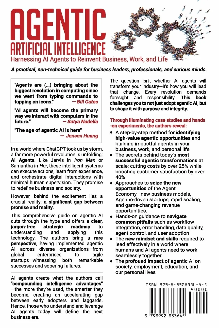 Agentic Artificial Intelligence: Harnessing AI Agents to Reinvent Business, Work and Life