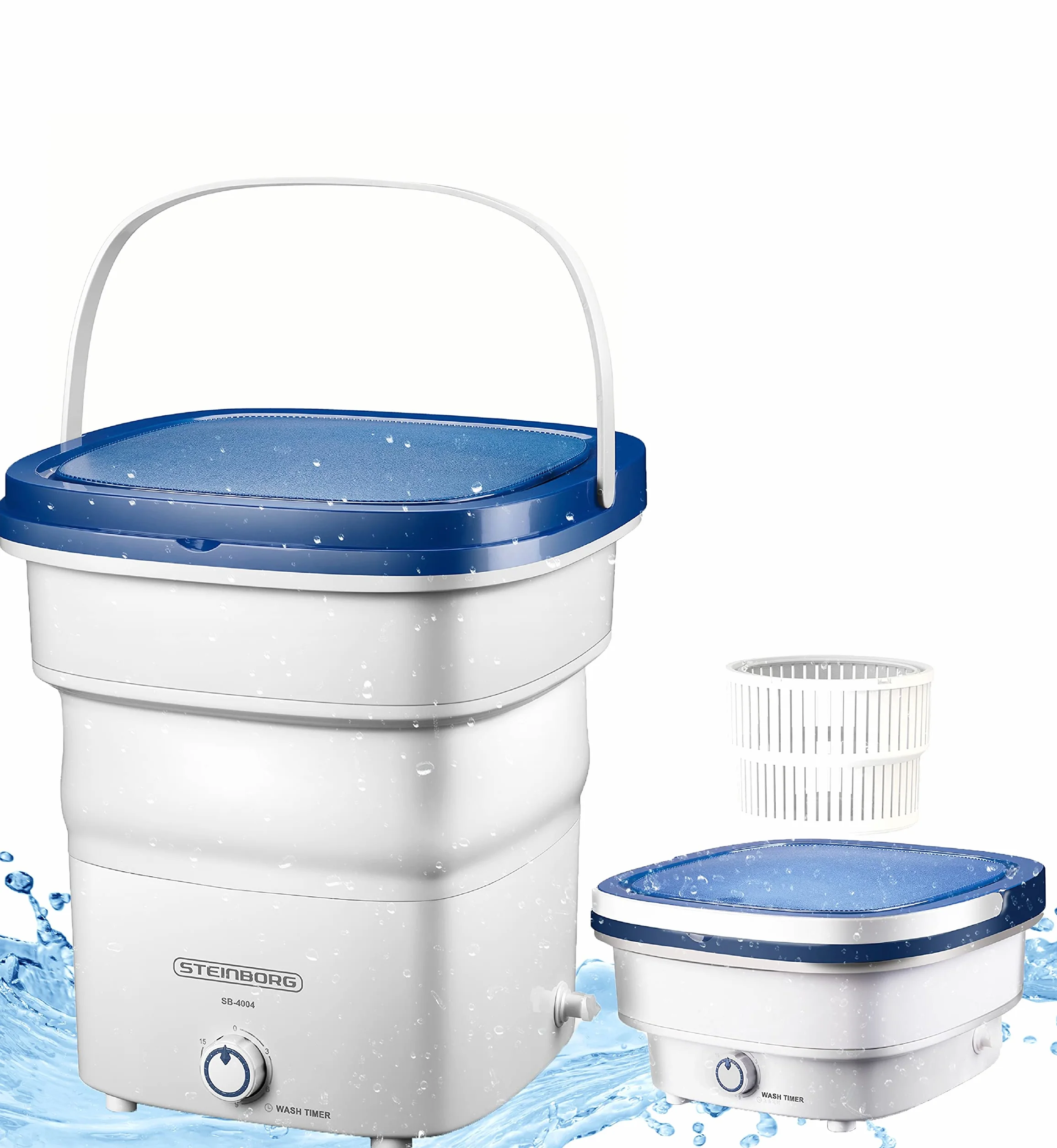 Składana mini pralka 1,5 kg 135 W przenośna na kemping