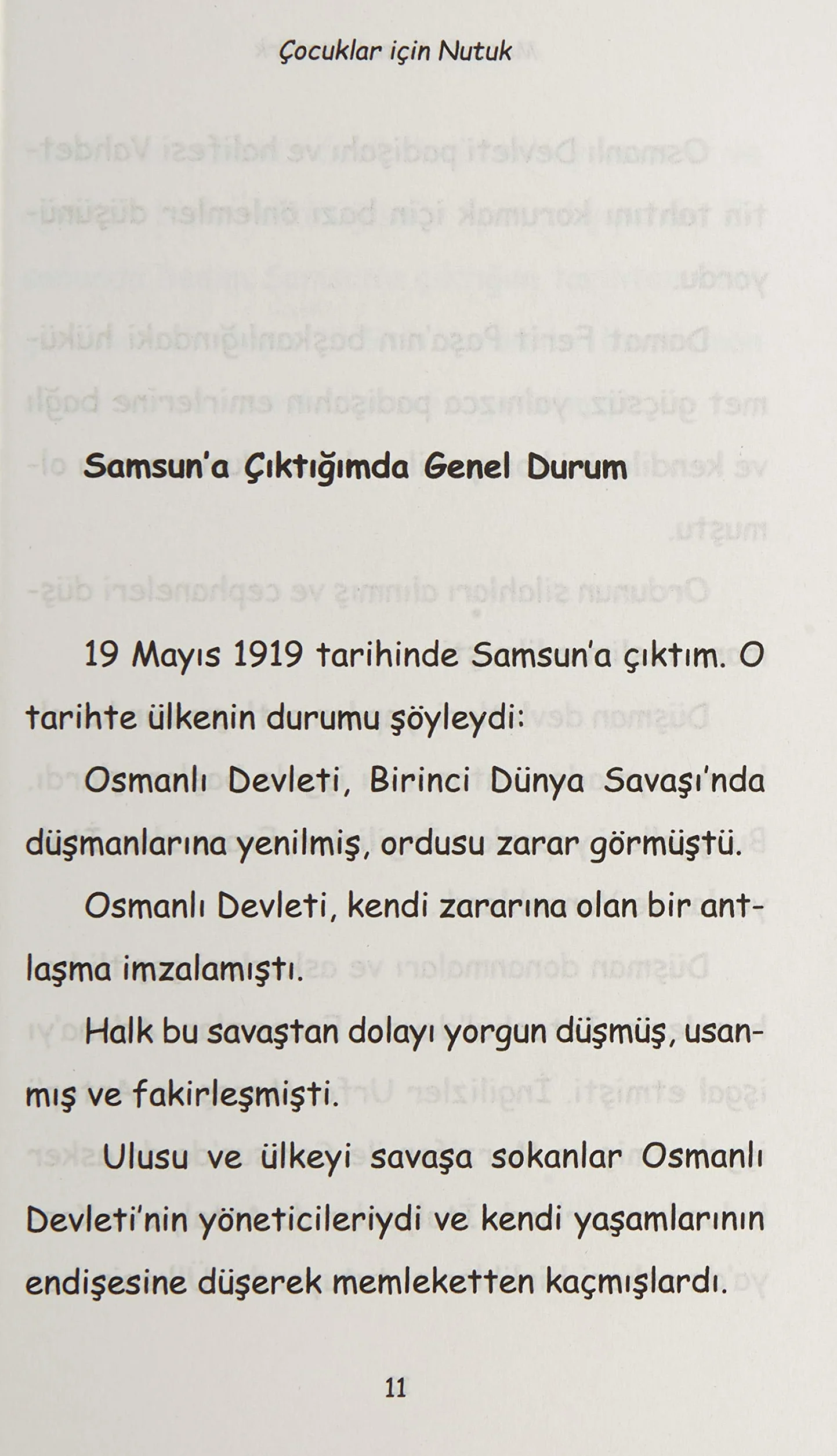 Cocuklar icin Nutuk