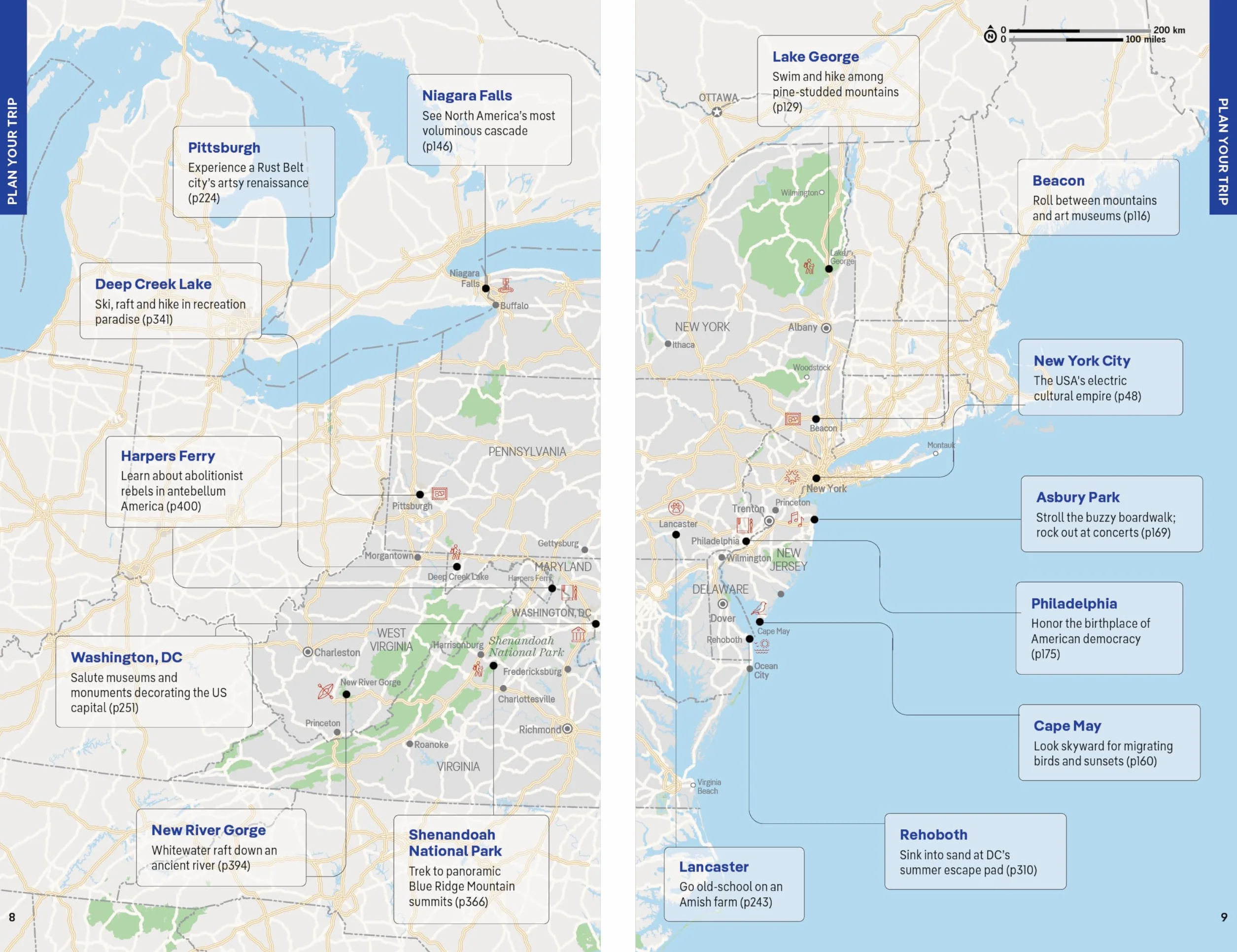 New York & the Mid-Atlantic 3ed -anglais-: Plan the Trip of a Lifetime | Detailed Itineraries & Maps | Insider Tips | Covers New York State, Philadelphia, Pennsylvania and more