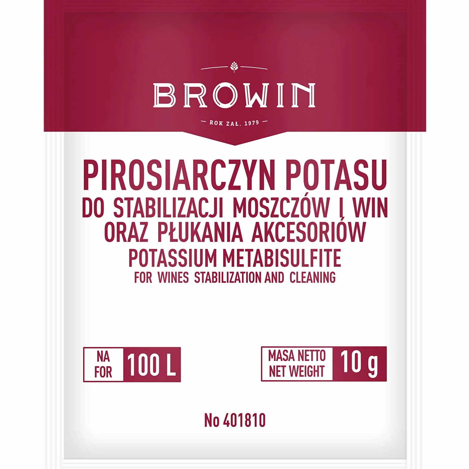 Browin 400010 Zestaw do produkcji wina ze szklanką Demijohn - 15 l