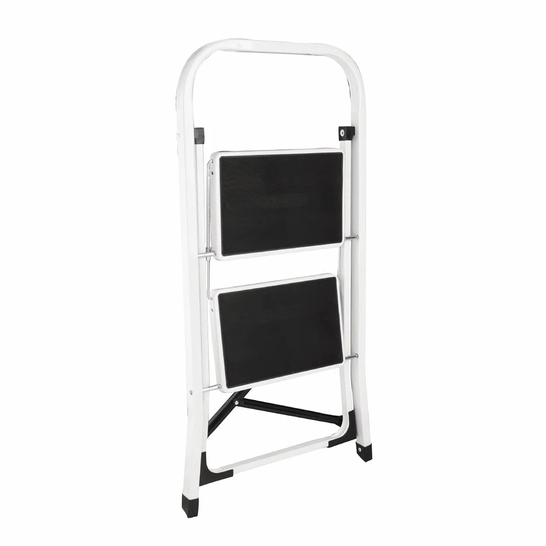 Vogue Składany stołek schodowy 2 bieżniki 900 x 470 x 30 mm stalowa składana drabina