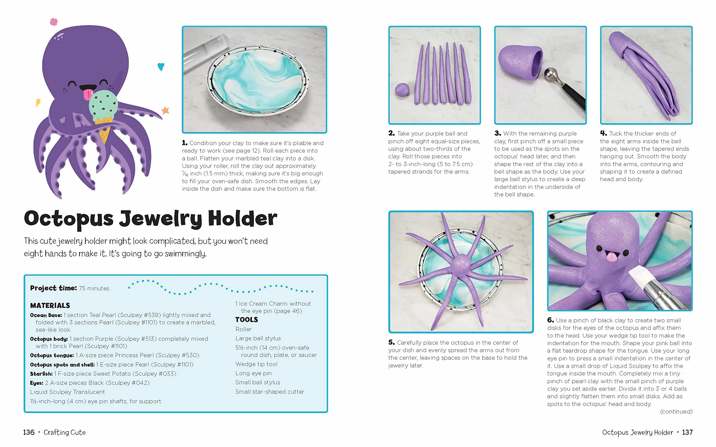 Crafting Cute: Polymer Clay the Kawaii Way: 50 Fantastically Fun Projects
