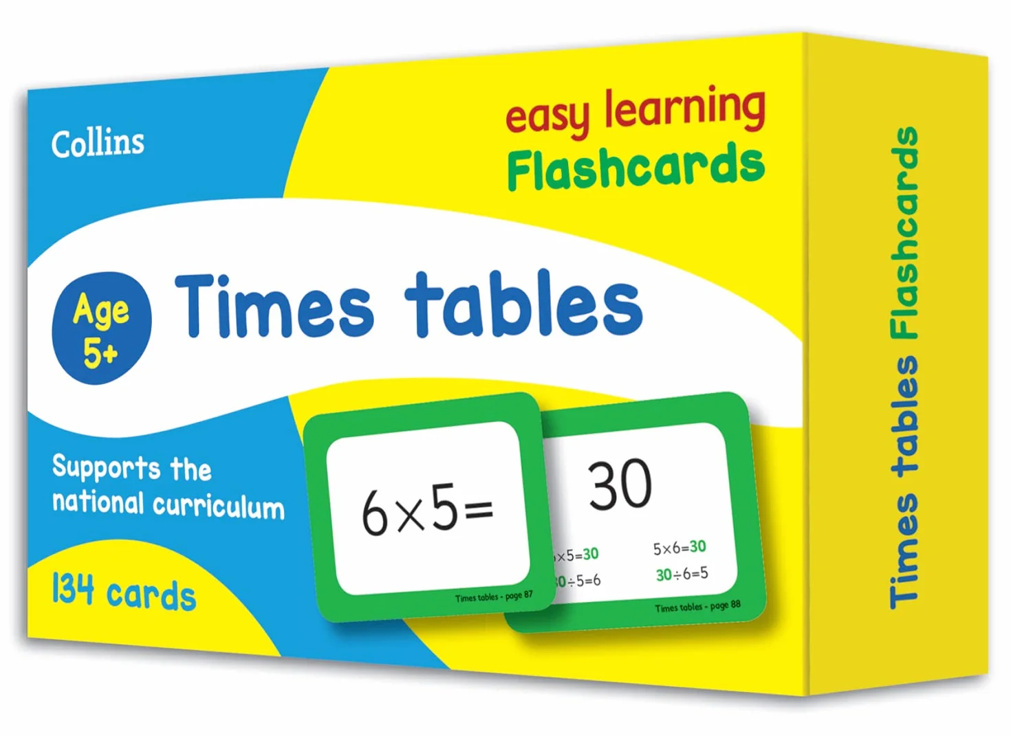 Times Tables Flashcards: Ideal for Home Learning