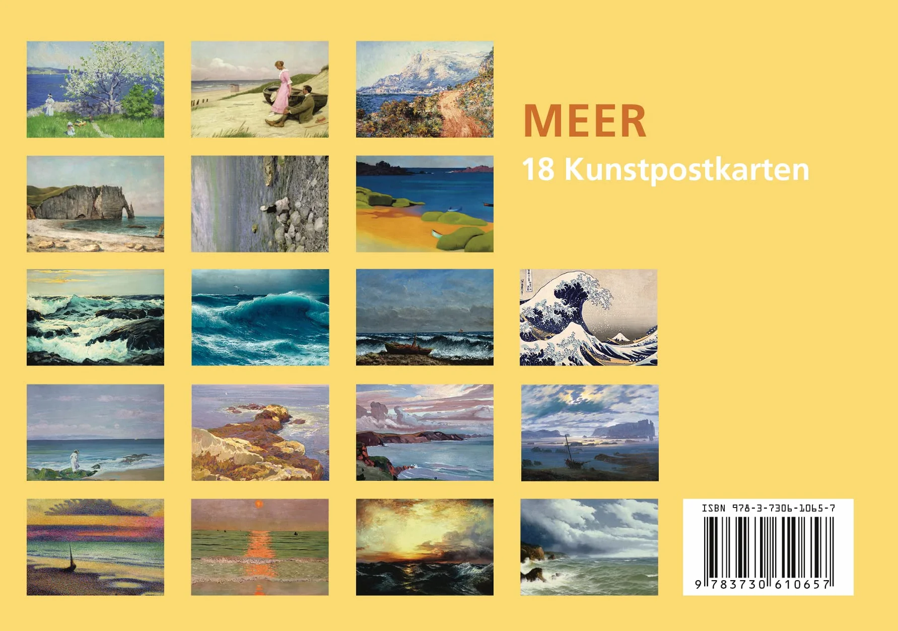 Postkarten-Set Meer: 18 Kunstpostkarten aus hochwertigem Karton. ca. 0,28EUR pro Karte: 8