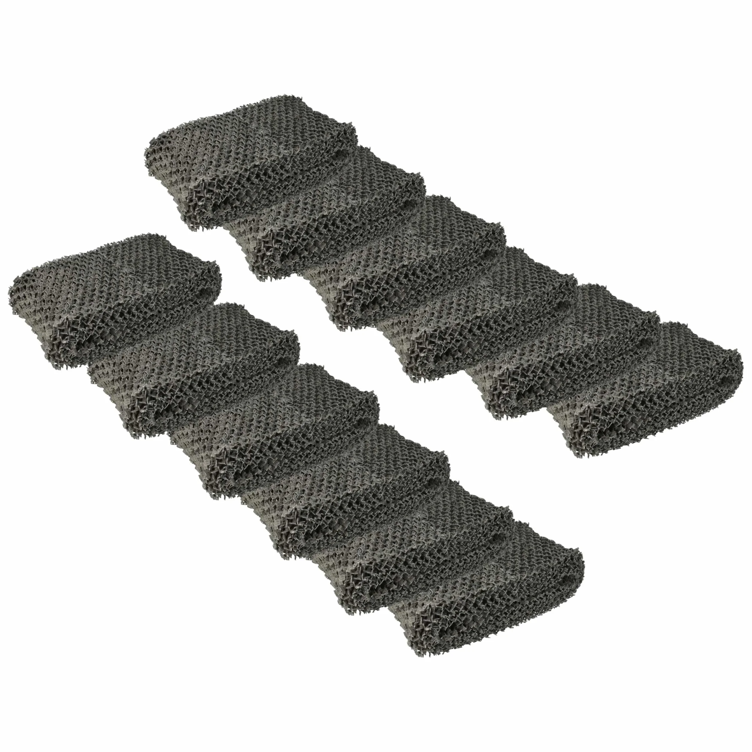 vhbw 12 x zamiennik filtra Philips FY2401*, HU4102/01, FY2401/10 do nawilżaczy, oczyszczaczy powietrza - w spunlace, szary