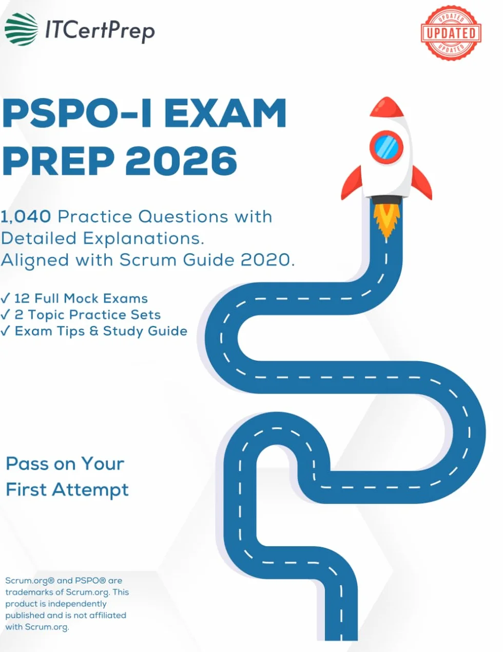 PSPO II Exam Prep 2026: 1040 Practice Questions with Detailed Explanations for Professional Scrum Product Owner II Certification: 6 Full-Length Mock Exams, Real Scrum Scenarios
