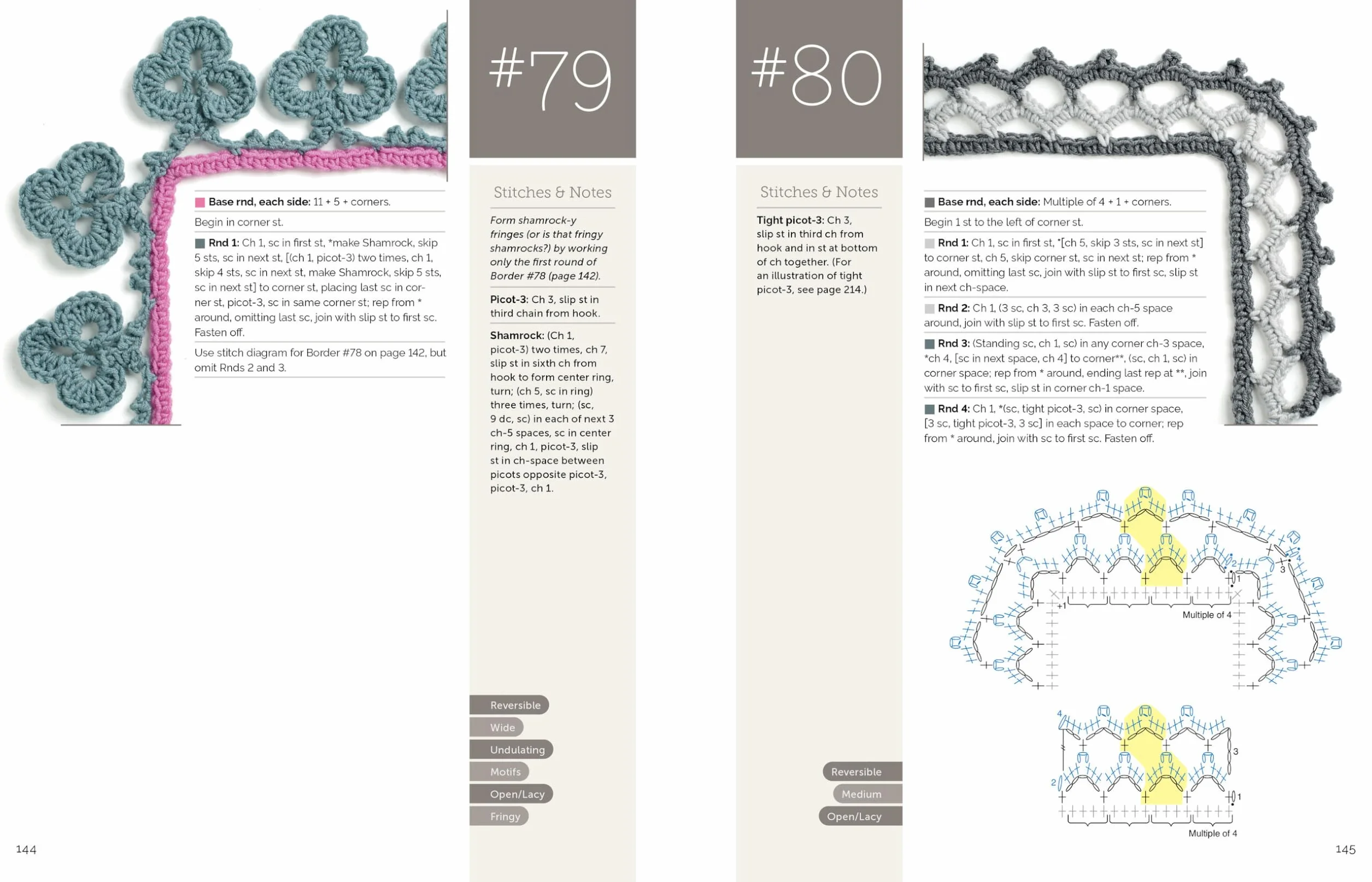 Every Which Way Crochet Borders: 139 Patterns for Customized Edgings