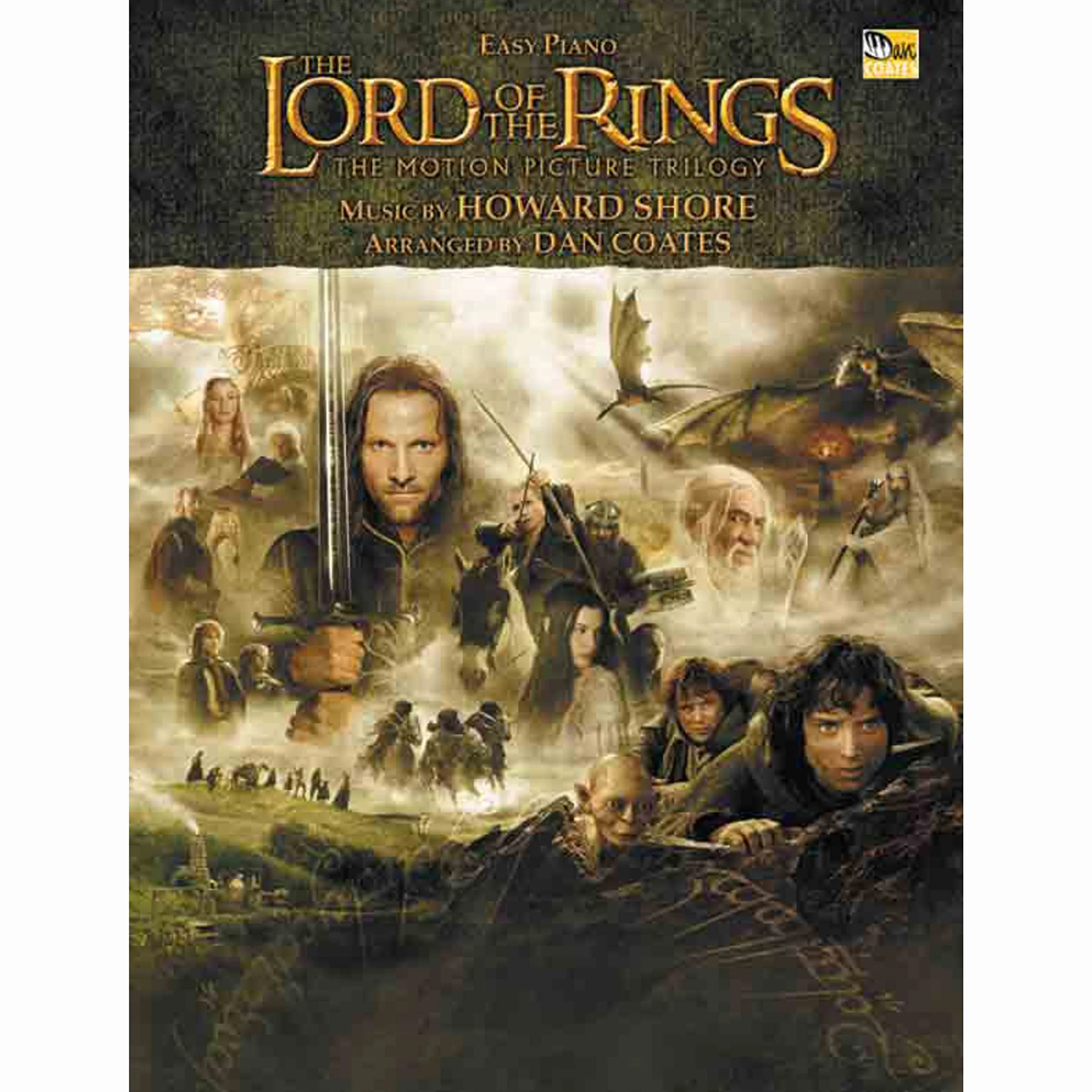 Lord Of The Rings Trilogy: Music from the Motion Pictures Arranged for Easy Piano