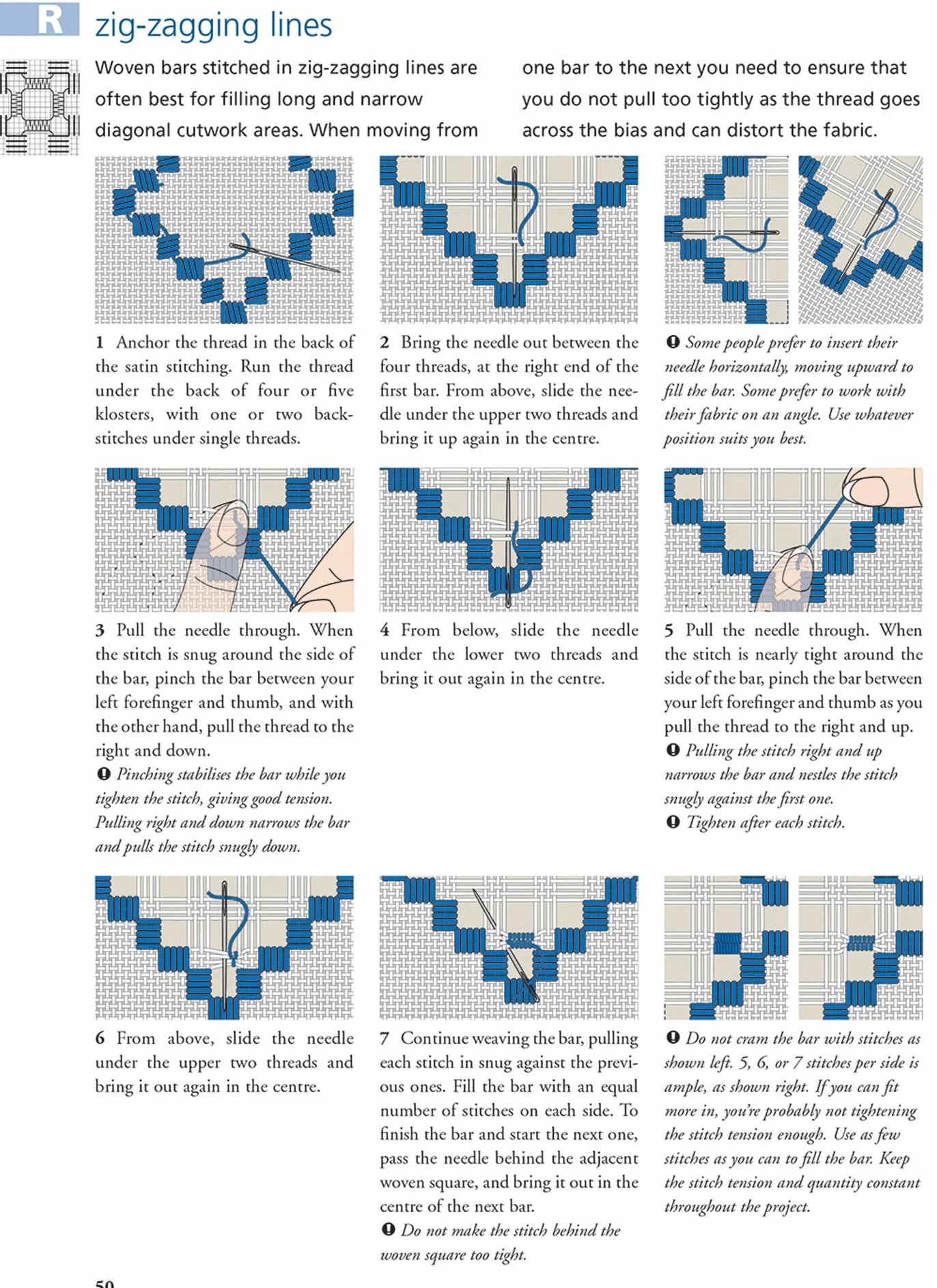 Hardanger Filling Stitches: A Step-By-Step Handbook