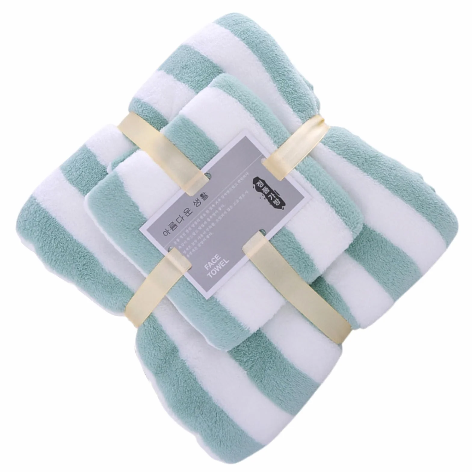Towel Set, Absorbent Bath Towels, 29.5x13.7in Soft Washcloth Collection, Camping Cotton Material Quick-Dry, Soft Showering Washcloths for Gym Beach Pool Use