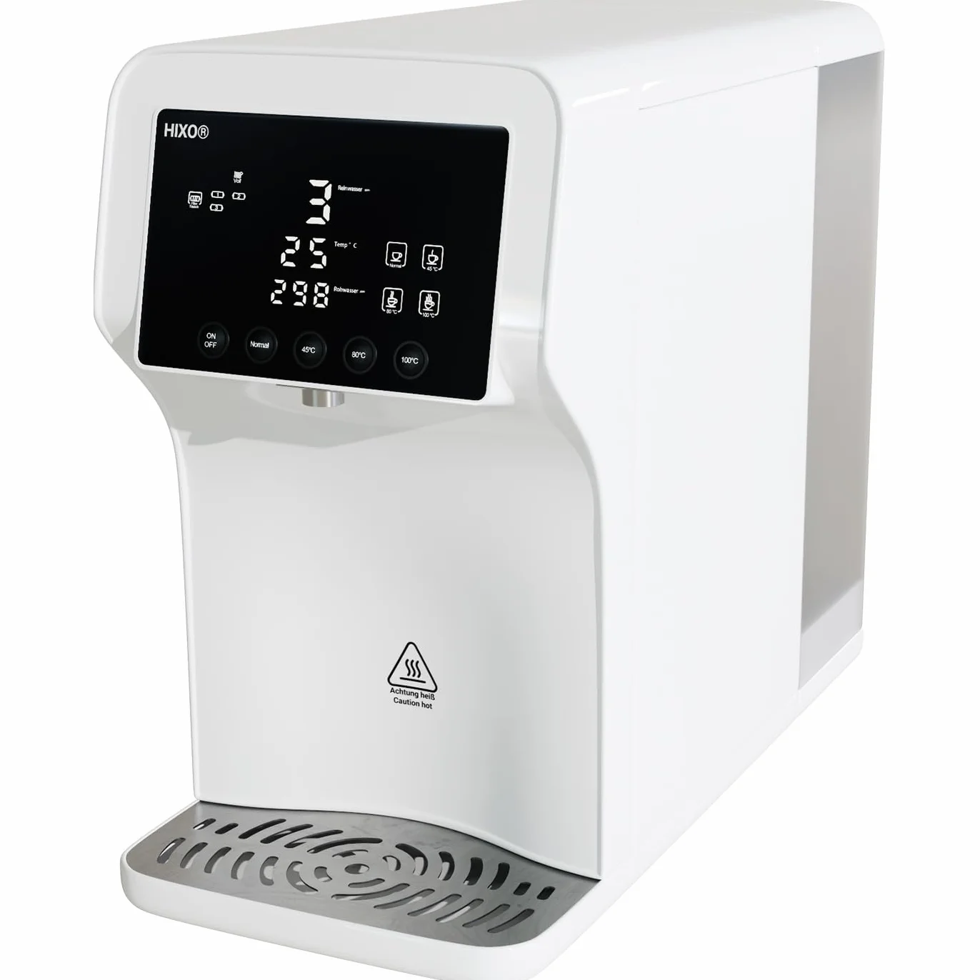 Instalacja odwróconej osmozy (RO) – filtr wody na blat | ze zmiennymi stopniami temperatury (do ~100°C) i wyświetlaczem TDS | nie wymaga stałego podłączenia do wody | czysta, bezwapienna woda