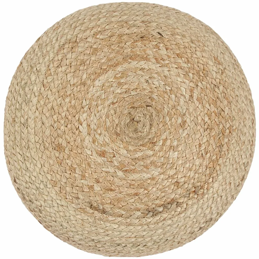 vidaXL Ręcznie robiony puf jutowy 45x30 cm