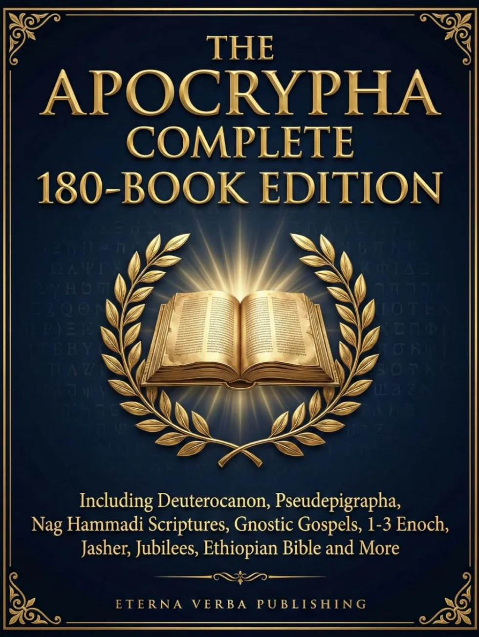 The Apocrypha Complete 180-Book Edition: Including Deuterocanon, Pseudephigrapha, Nag Hammadi Scriptures, Gnostic Gospels, 1-3 Enoch, Jasher, Jubilees, Ethiopian Bible and More
