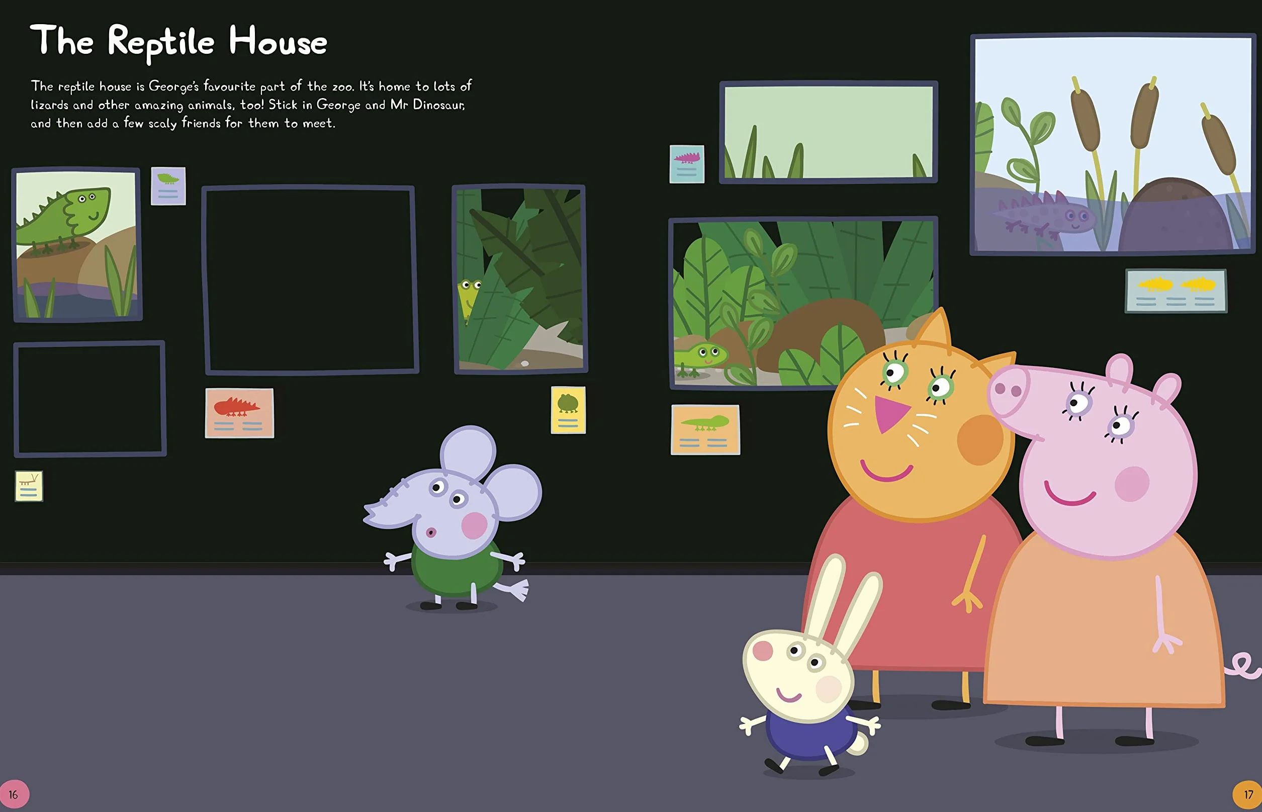 Peppa Pig Day at the Zoo Sticker Book