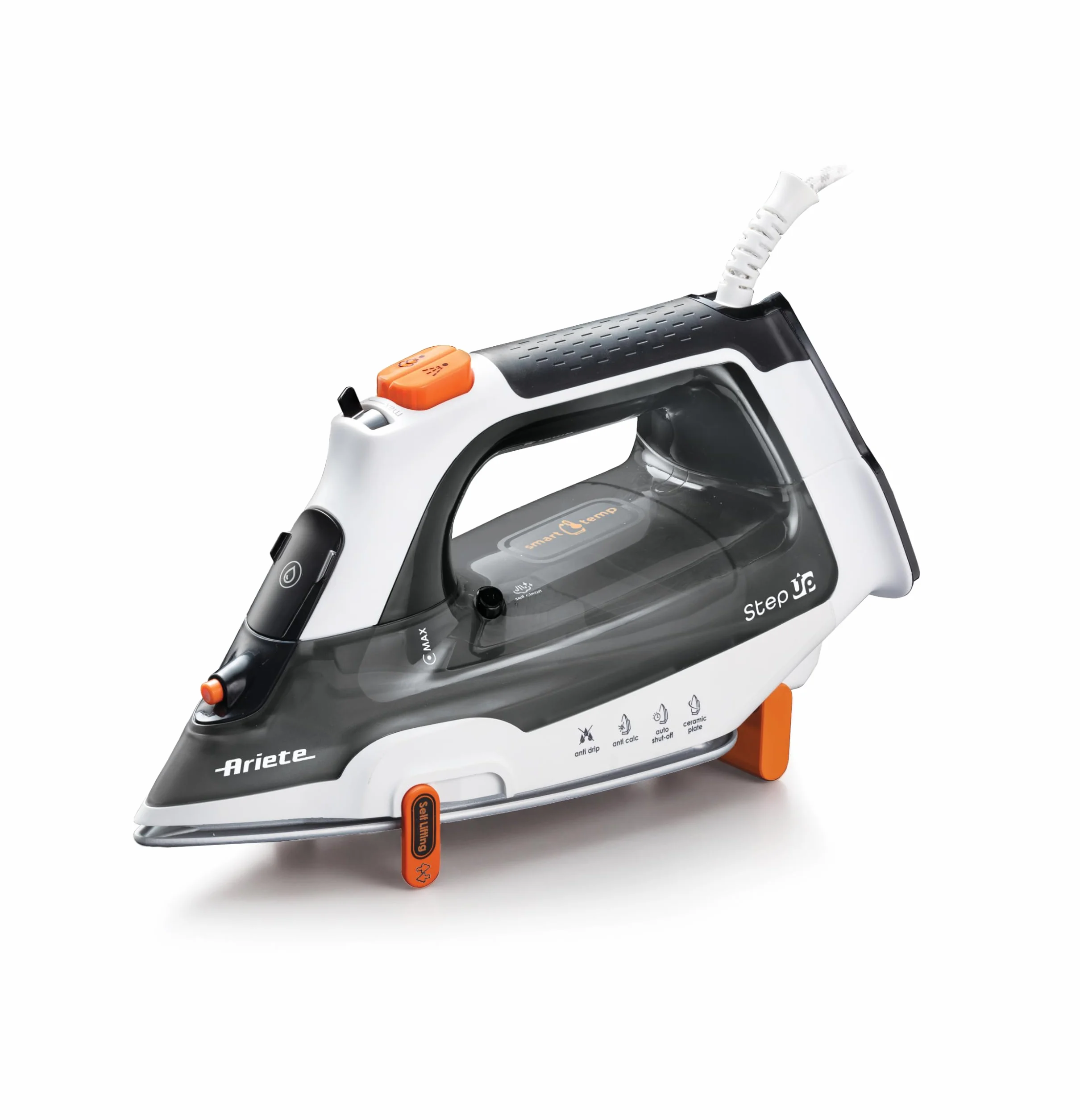 Ariete 6190 Step UP żelazko 2400 W 320 ml płyta ceramiczna para ciągła 30 g/min