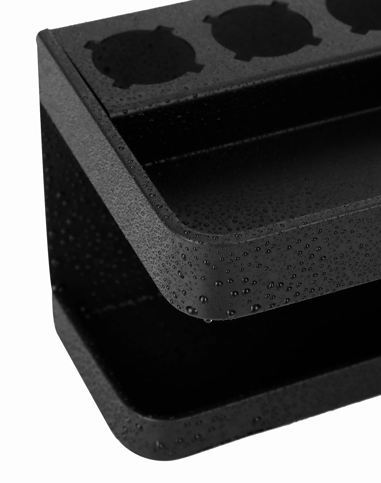 QWORK® Uchwyt ścienny, organizer kompatybilny z Dyson Airwrap, lokówką, różdżką, beczkami, szczotkami – anodowane aluminium