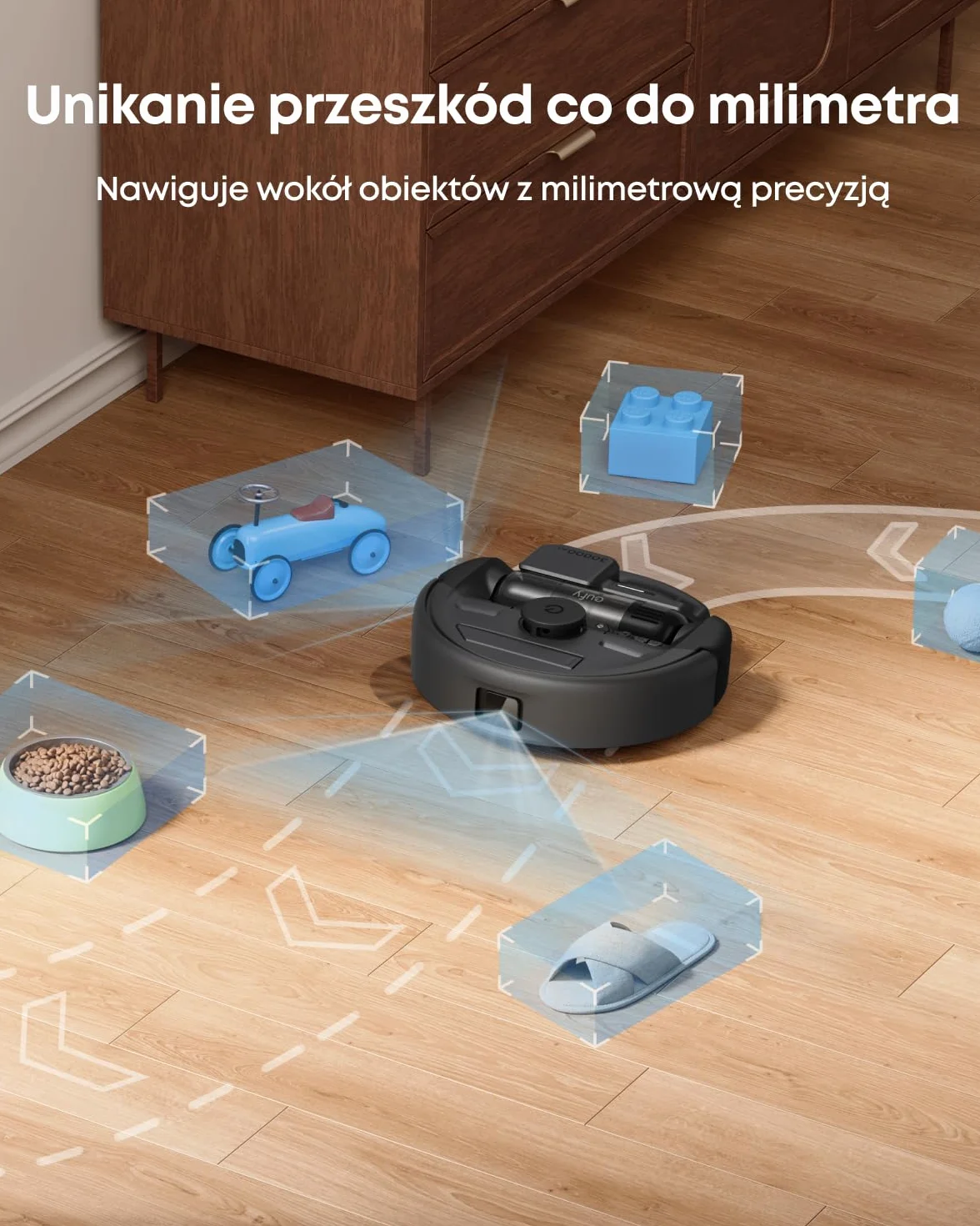eufy E20 Odkurzacz automatyczny 3 w 1 30 000 Pa pięciostopniowy system filtracji