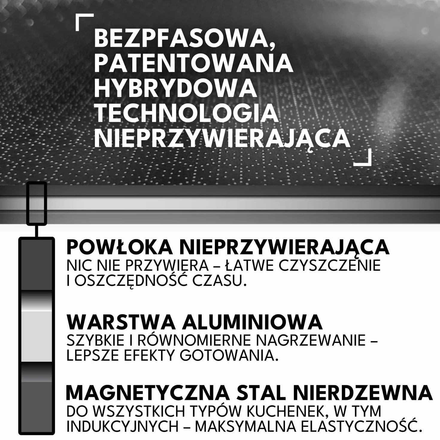 Onyx Cookware Patelnia do duszenia 28 cm, 4,5 l | brytfanna z wysoką krawędzią | patelnia indukcyjna do wszystkich rodzajów kuchenek | odporna na zarysowania powierzchnia zapobiegająca przywieraniu |