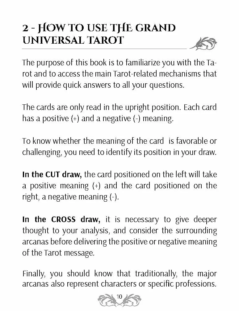 The Grand Universal Tarot: (Tarot Kit Box Set with 78 Cards and Guide Book)