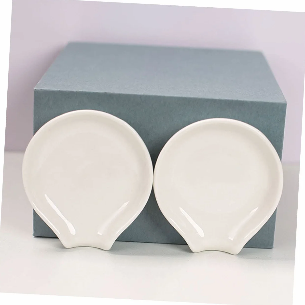 MAGICLULU 2 Szt Ceramiczny Stojak Na Łyżkę Zestaw Podstawek Pod Łyżkę