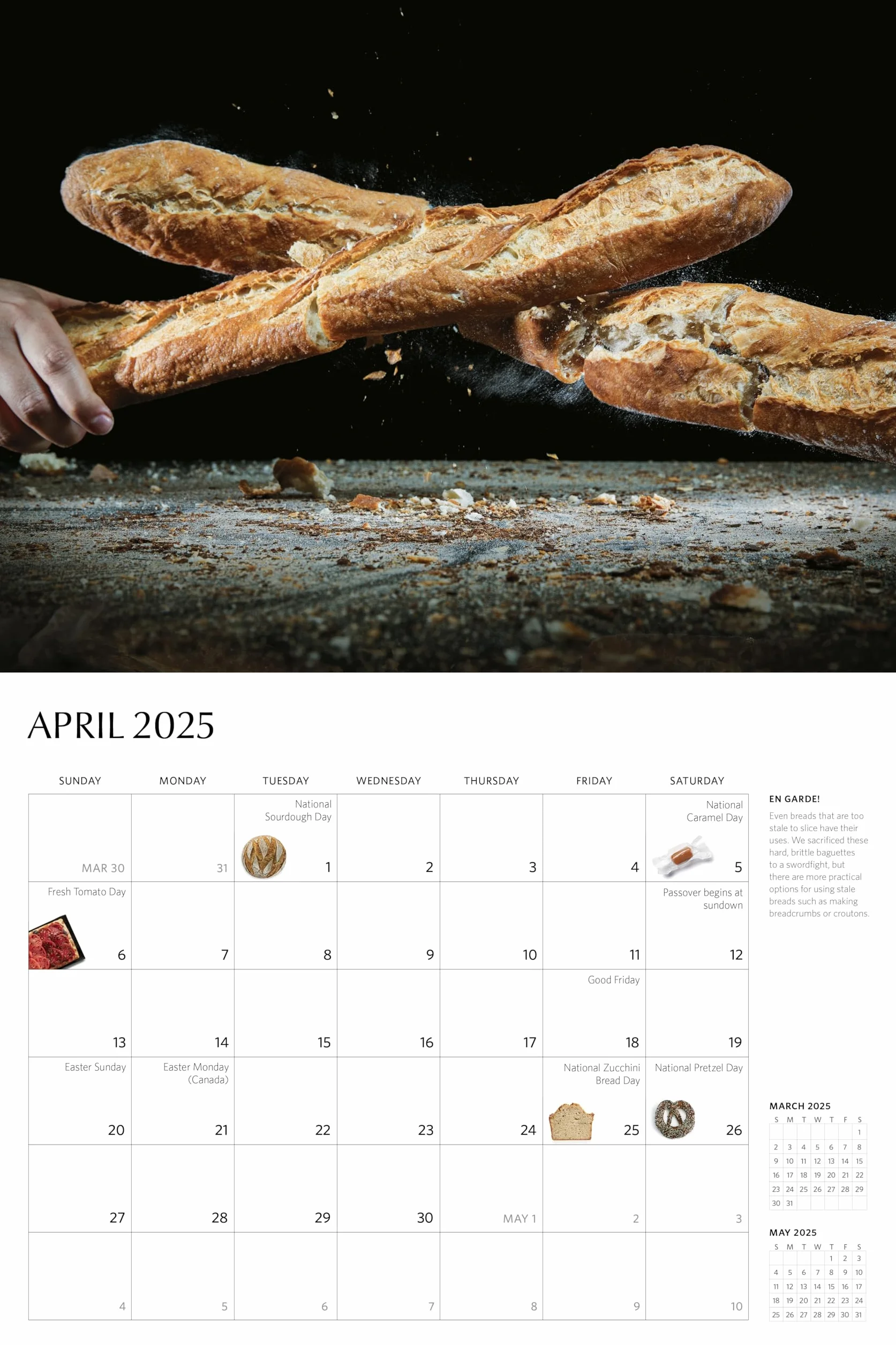 Modernist Bread at Home 2025 Calendar