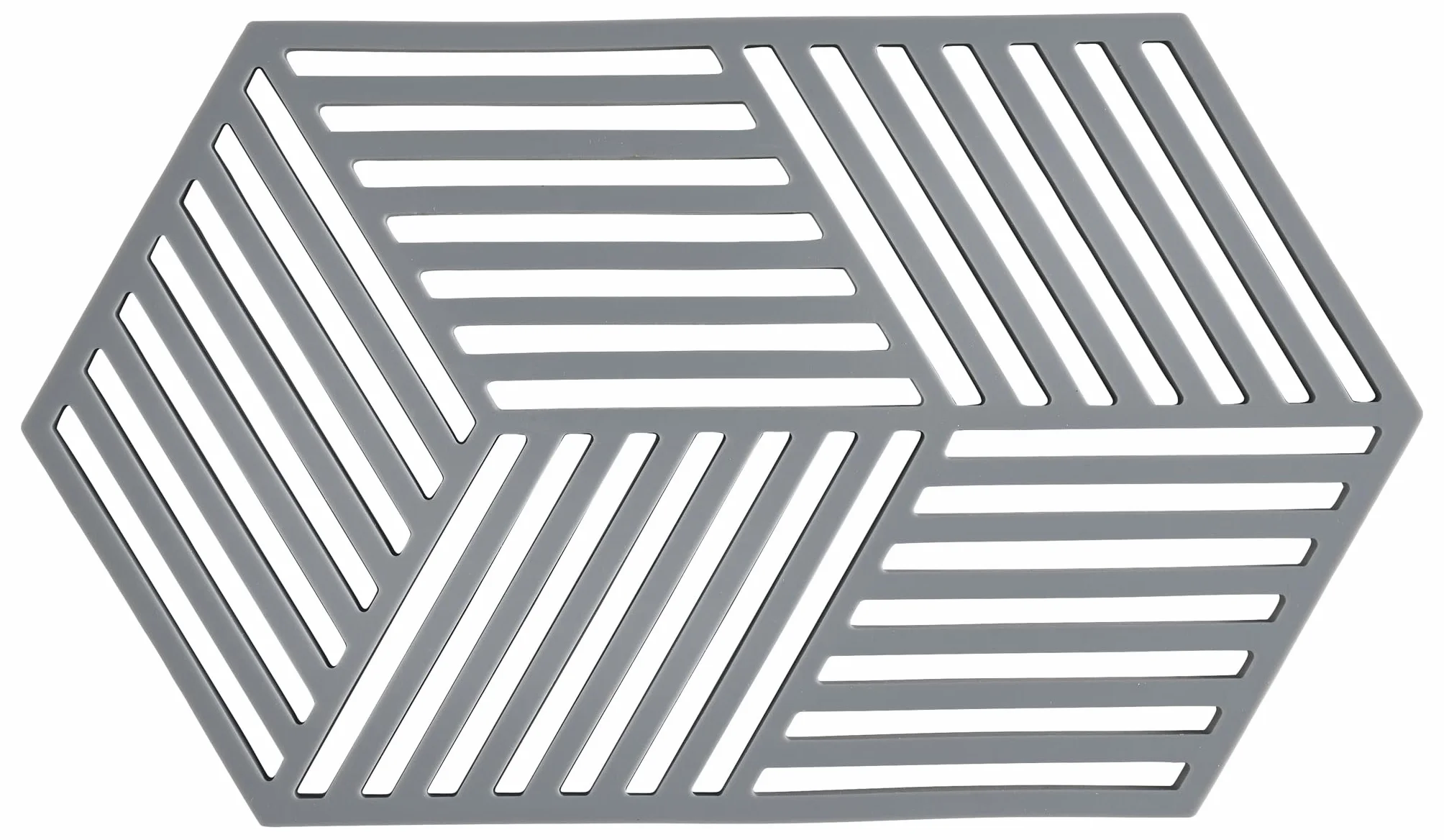 Zone Denmark Hexagon Podstawka 24 x 14 x 0,9 cm Cool Grey
