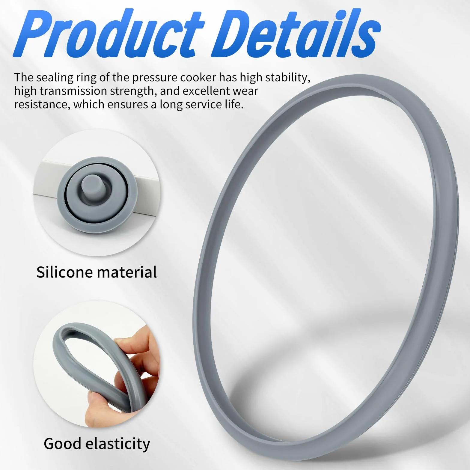 Pierścienie uszczelniające do szybkowaru WMF Perfect 22 cm gumowe uszczelka sygnału gotowania do WMF Perfect Silit Sicomatic do Pressure Cooker 3 l/4,5 l/6,5 l/8,5 l