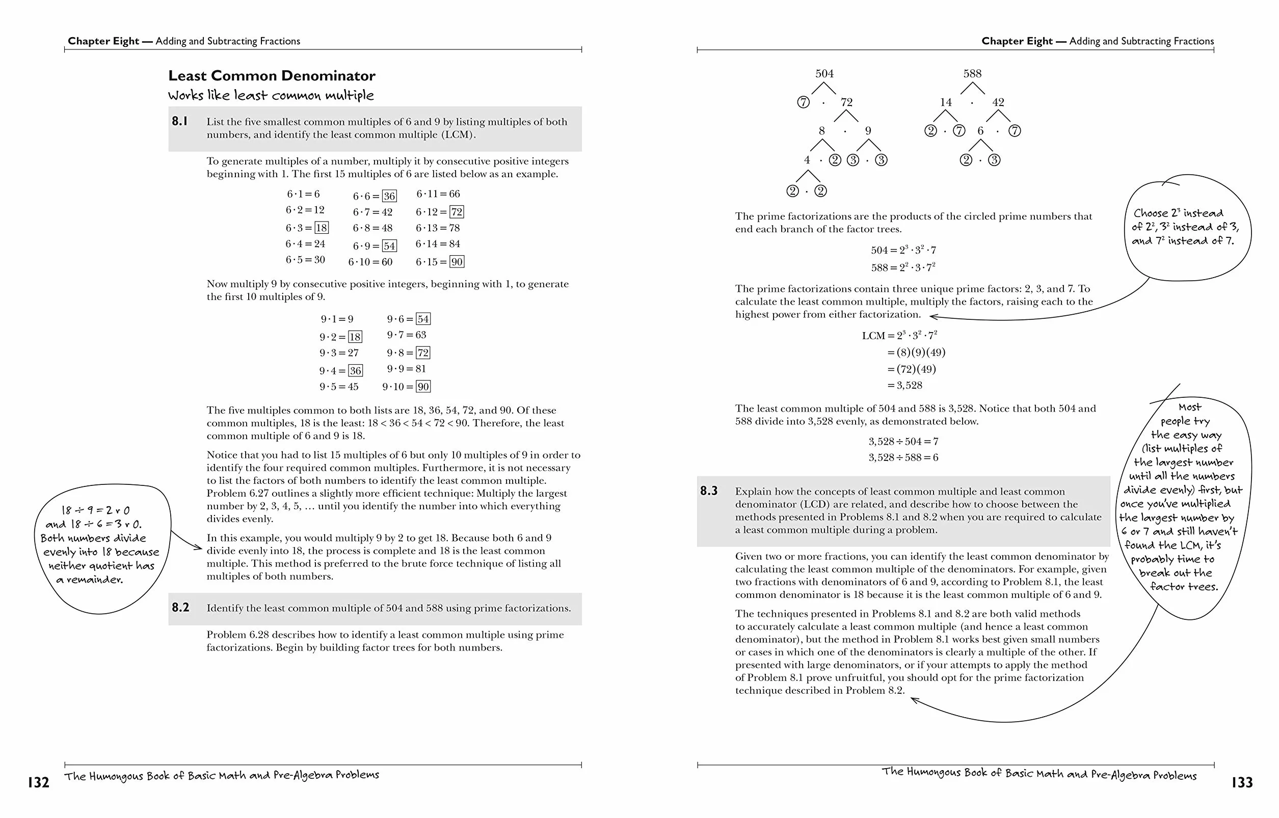 The Humongous Book of Basic Math and Pre-Algebra Problems: Translated for People Who Don't Speak Math