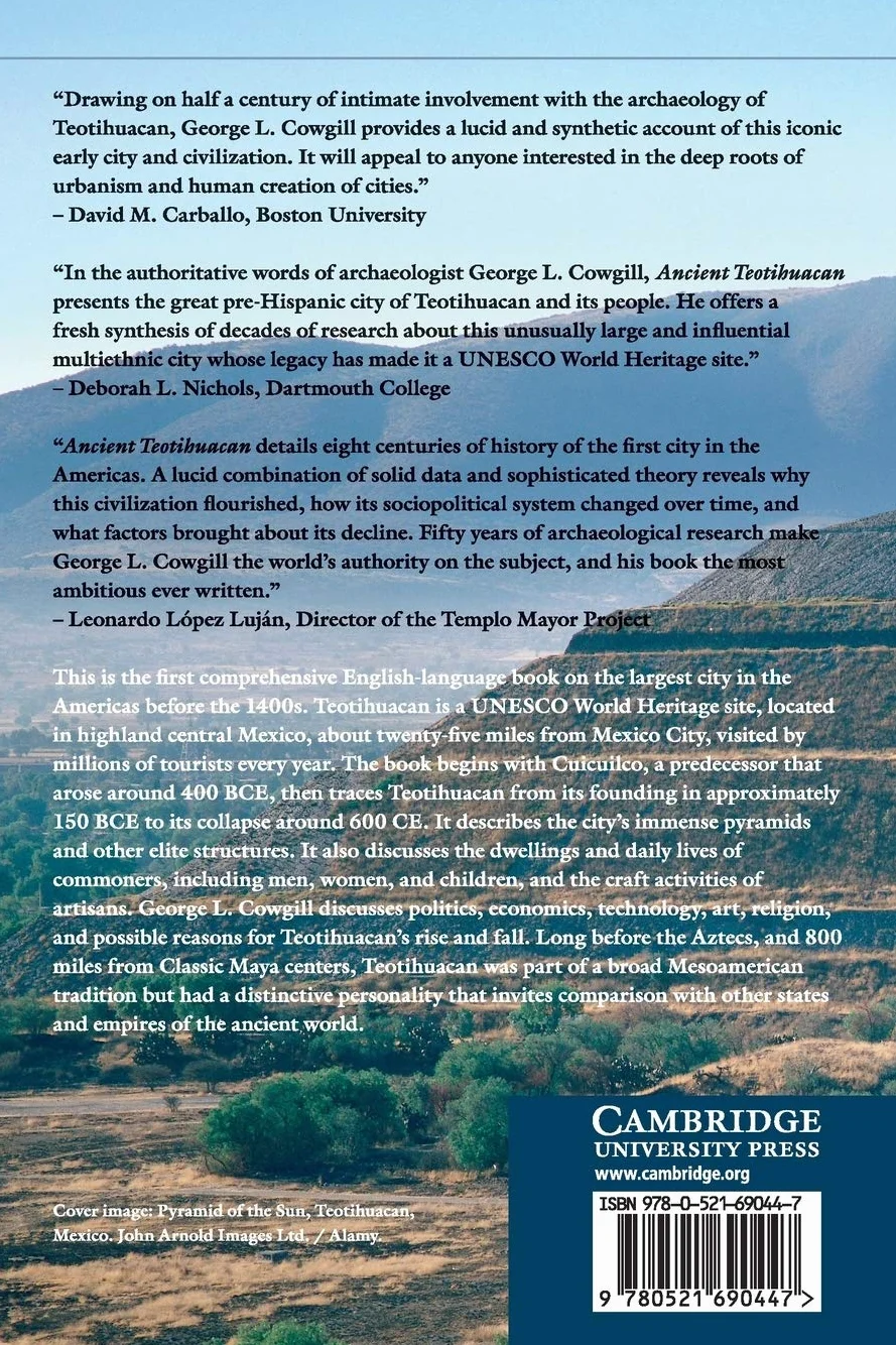 Ancient Teotihuacan: Early Urbanism in Central Mexico