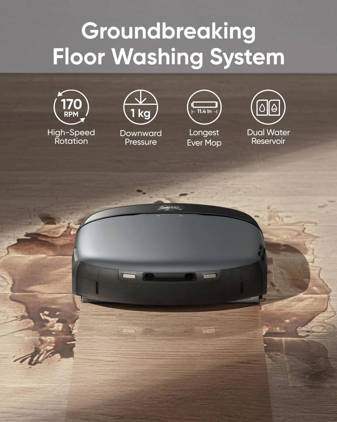 eufy Omni S1 robot odkurzający stacja all-in-one inteligentne omijanie przeszkód mop Wi-Fi Alexa głębokie czyszczenie