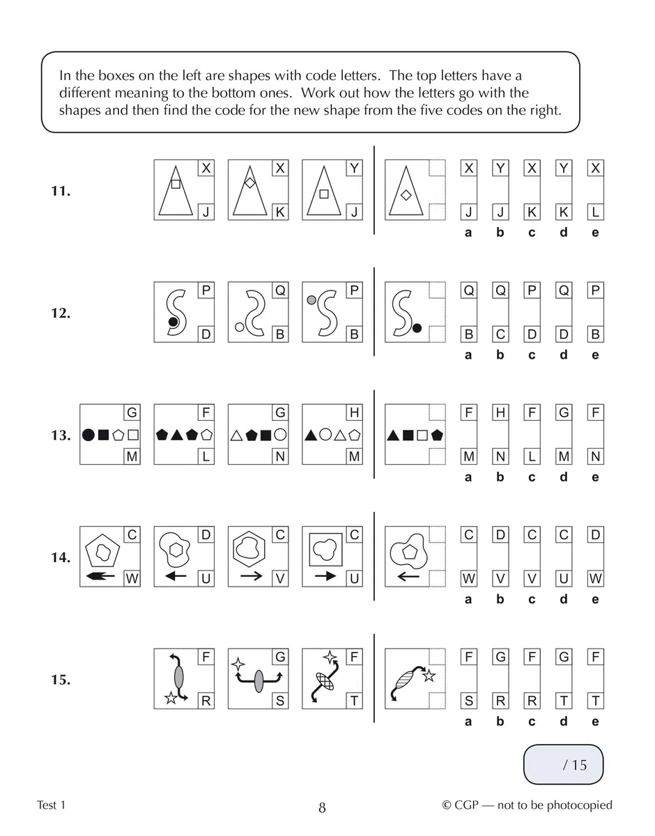 11+ GL 10-Minute Tests: Non-Verbal Reasoning - Ages 10-11 Book 1 (with Online Edition)