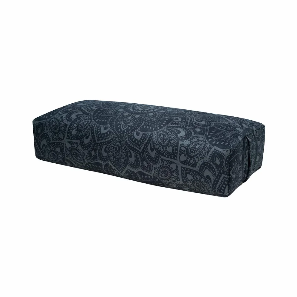Yoga Design Lab Yoga Bolster Poduszka do Jogi z Mikrofibry z Recyklingu Naturalna Bawełna Wypełnienie Piankowe