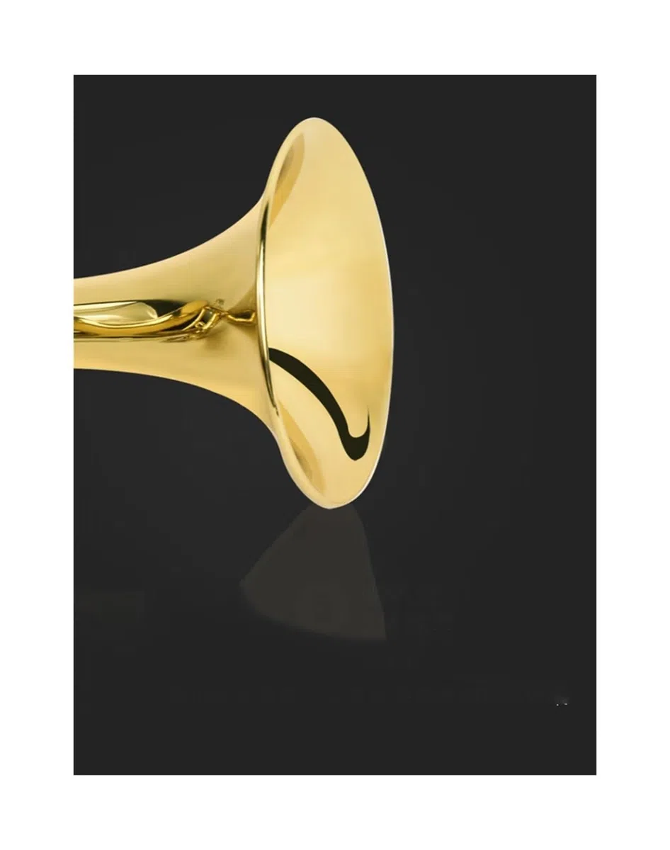 trąbka instrument Trąbka tłokowa B-Monela B-dur studenckiej orkiestry dętej Young Pioneers