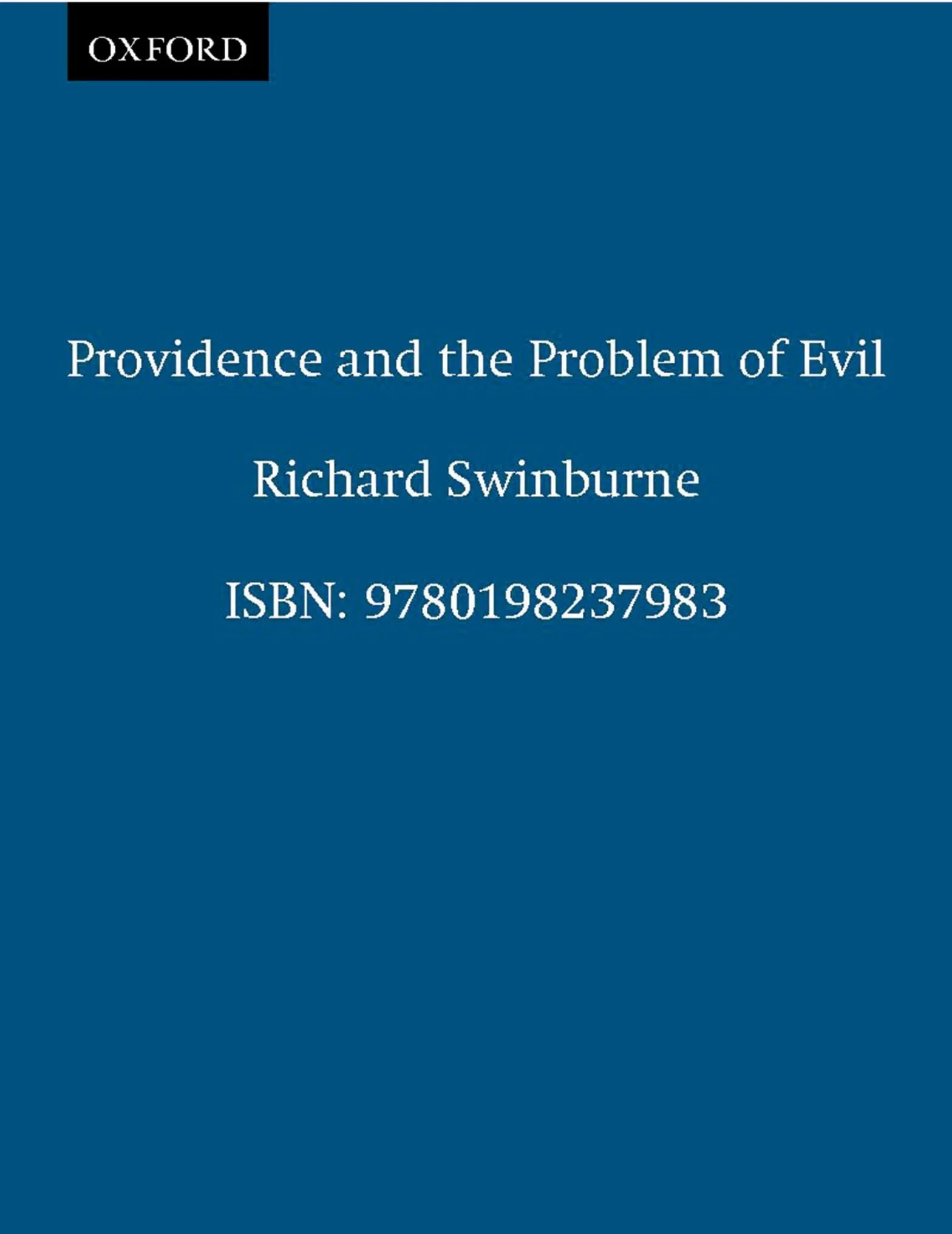 Providence and the Problem of Evil