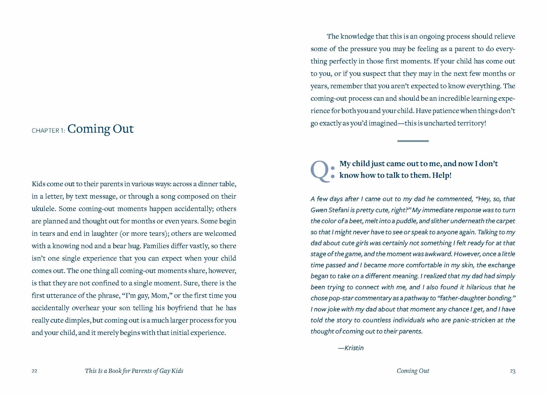 This Is a Book for Parents of Gay Kids: A Question & Answer Guide to Everyday Life