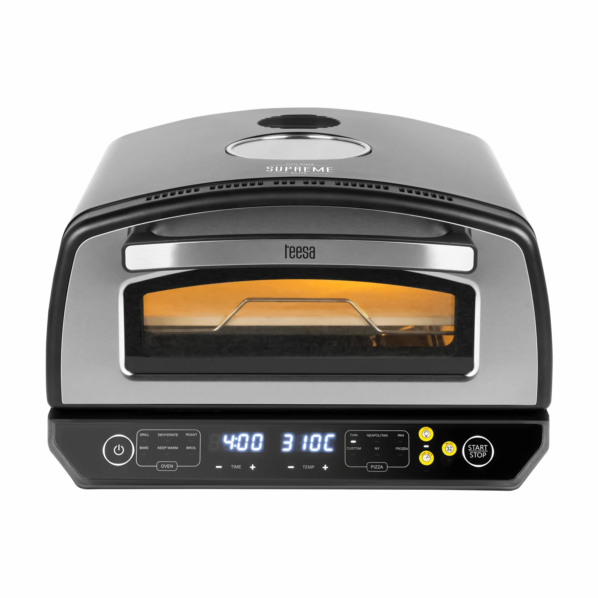 Teesa Piec do Pizzy SUPREME ELITE 2200 W 450°C 33 cm Kamień TSA3240