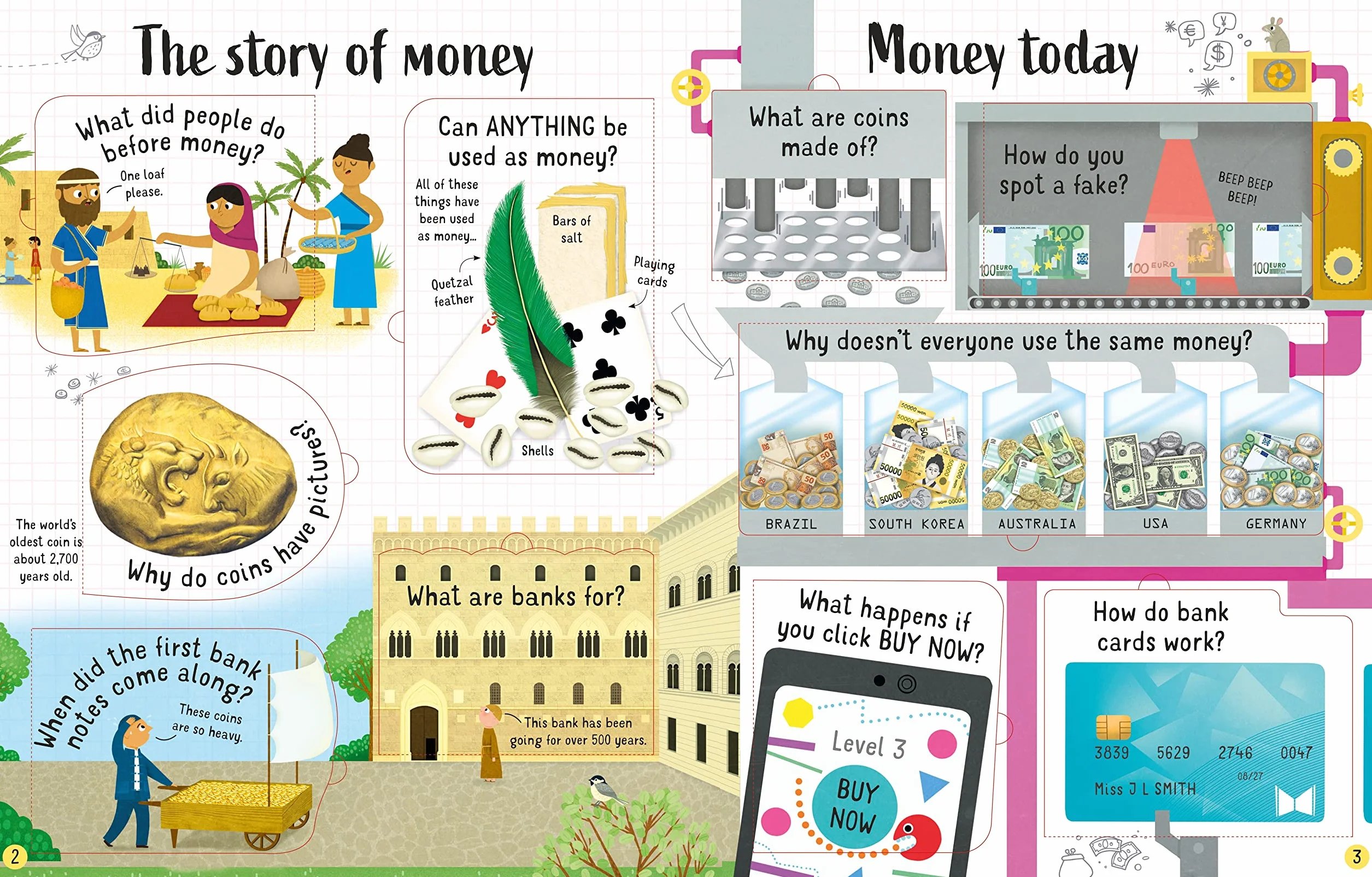 Lift-the-flap Questions and Answers about Money