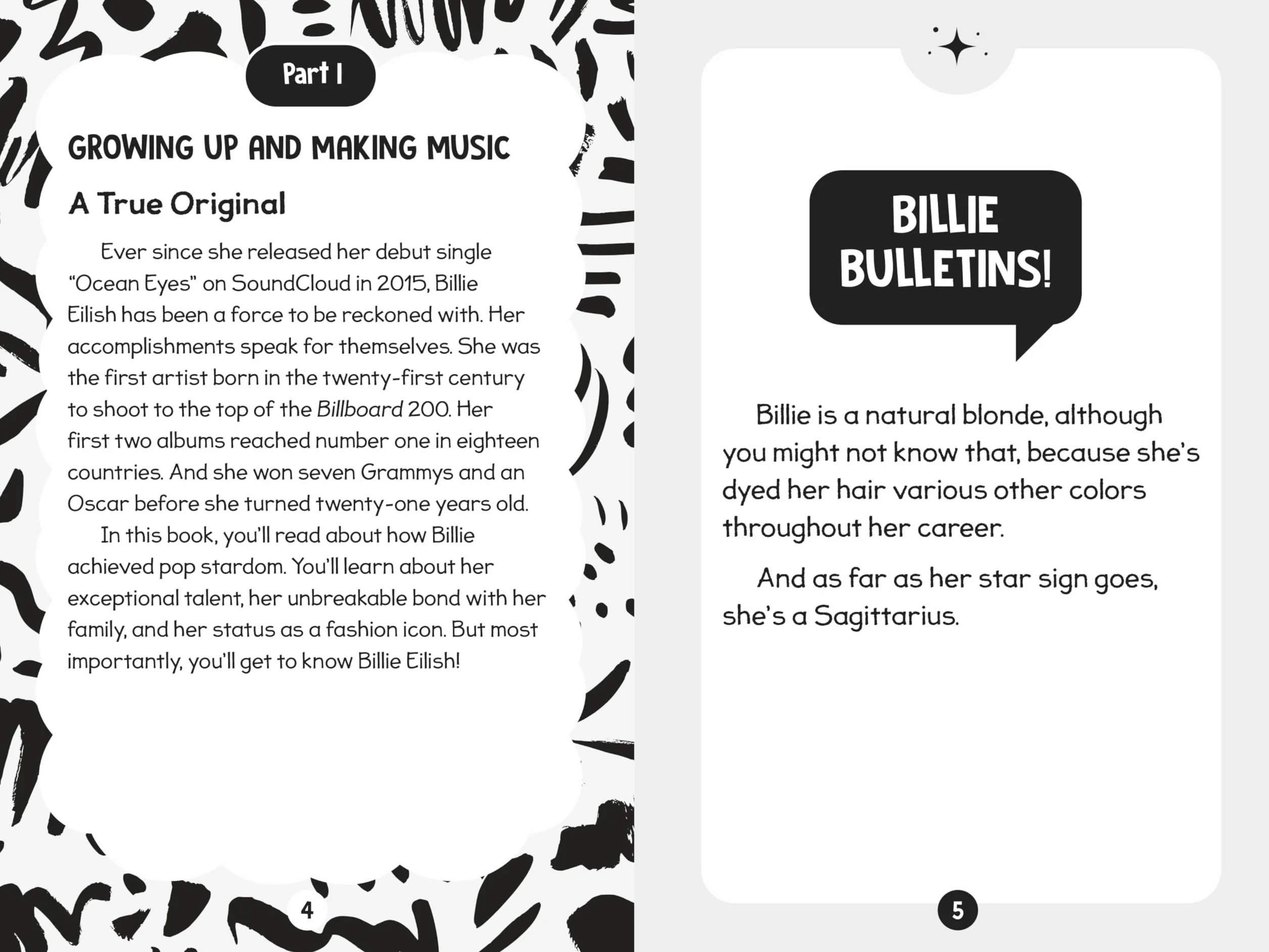 96 Facts About Billie Eilish: Quizzes, Quotes, Questions, and More! with Bonus Journal Pages for Writing!
